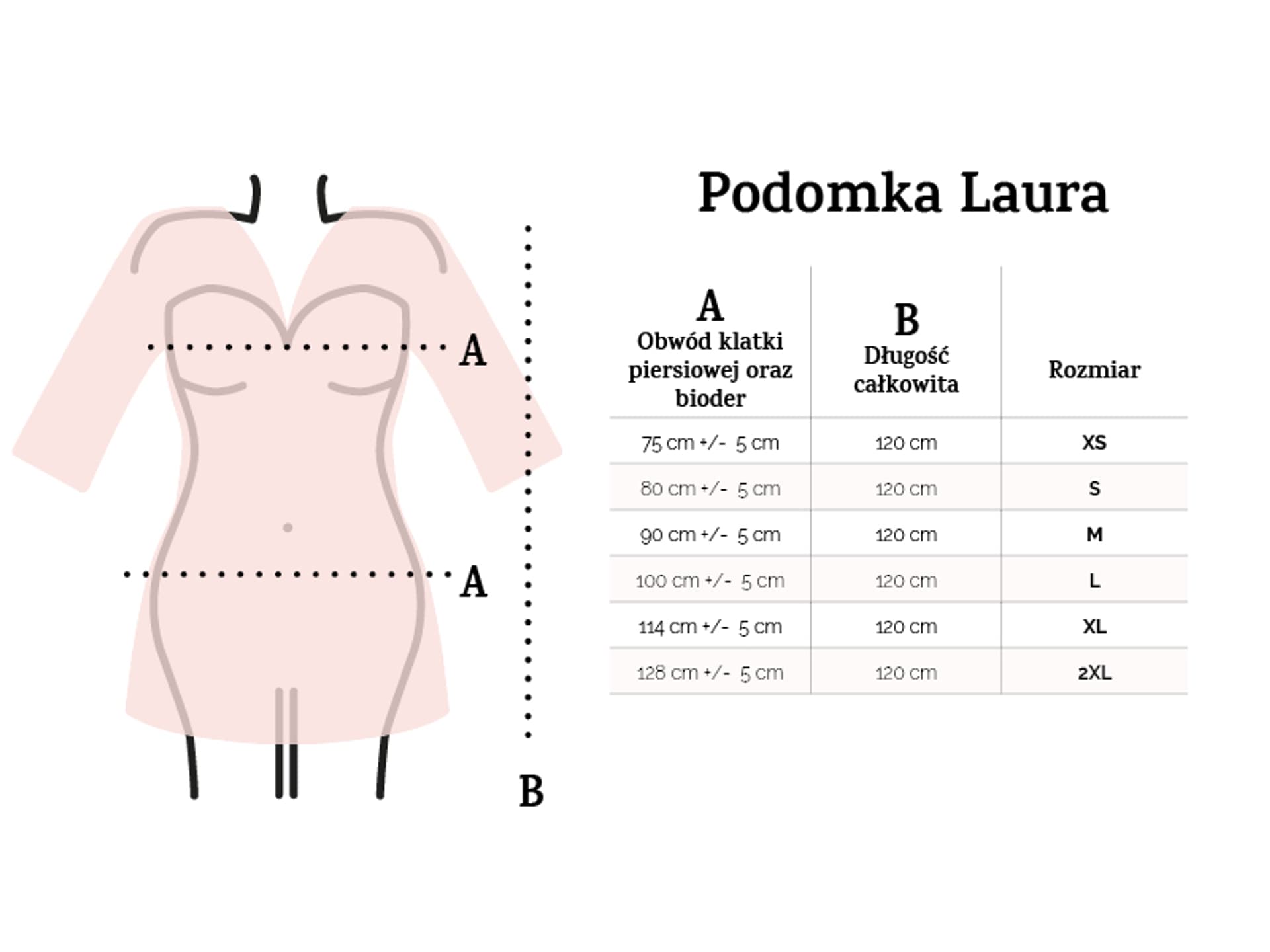 

PODOMKA LAURA (kolor ecru, rozmiar 2xl)