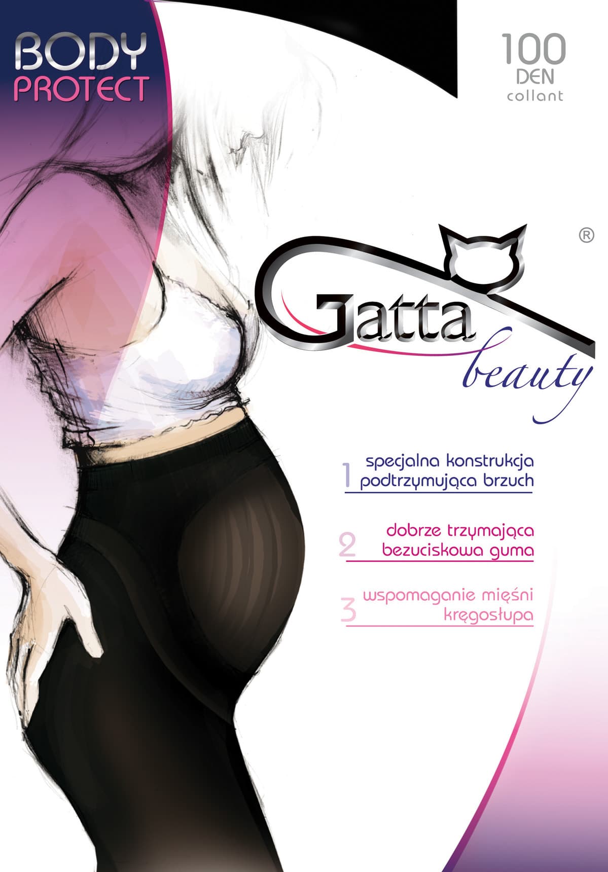 

RAJSTOPY GATTA BODY PROTECT 100 (kolor Nero, rozmiar 4)