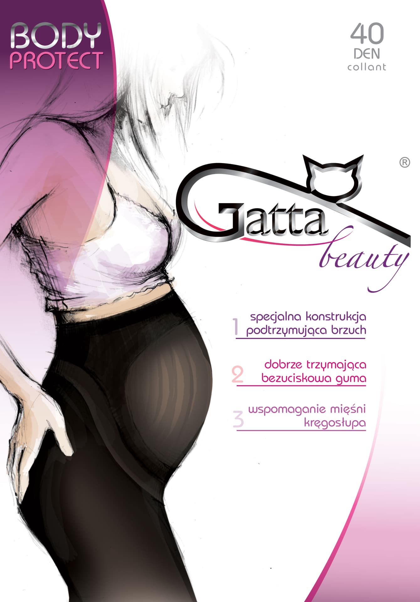 

RAJSTOPY GATTA BODY PROTECT 40 (kolor fumo, rozmiar 3)
