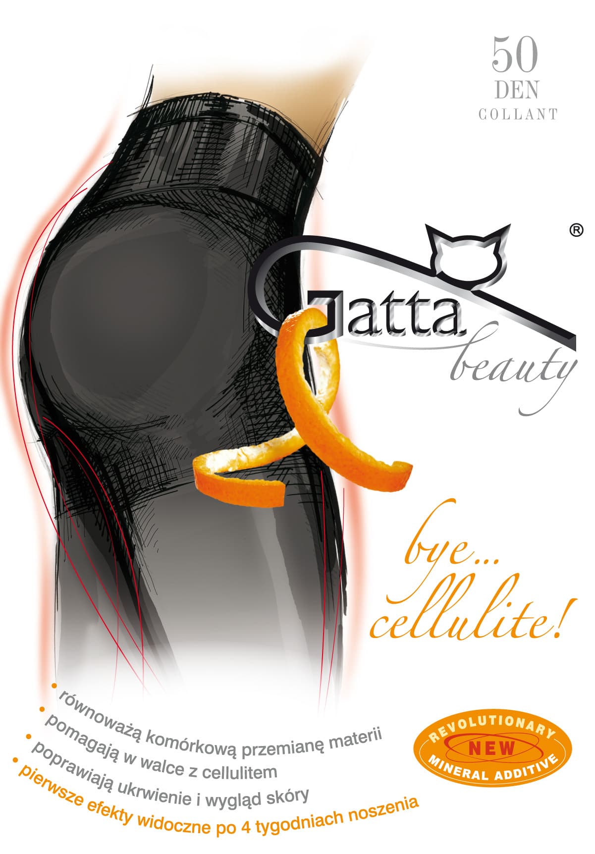 

RAJSTOPY GATTA BYE CELLULITE 50 2-4 (kolor Beige, rozmiar 3)