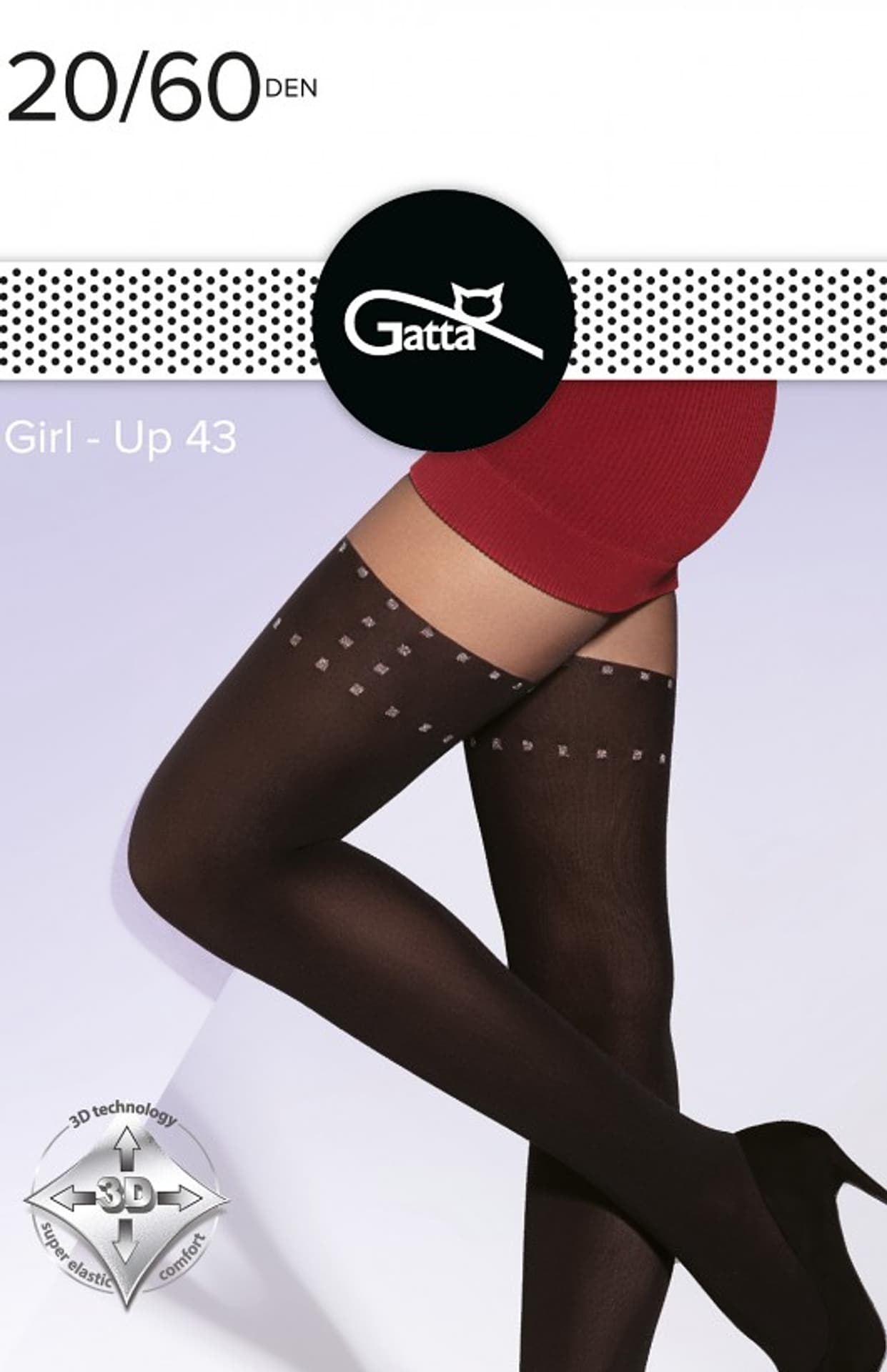 

RAJSTOPY GATTA GIRL-UP WZ 43 (kolor nero-silver, rozmiar 3)