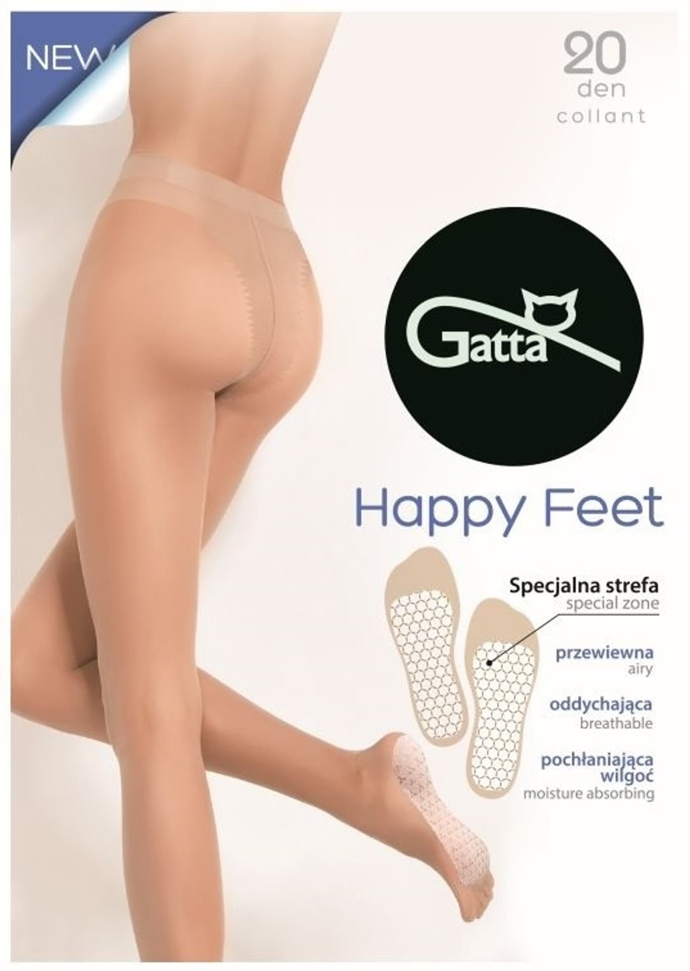 

RAJSTOPY GATTA HAPPY FEET 20 (kolor Nero, rozmiar XS)