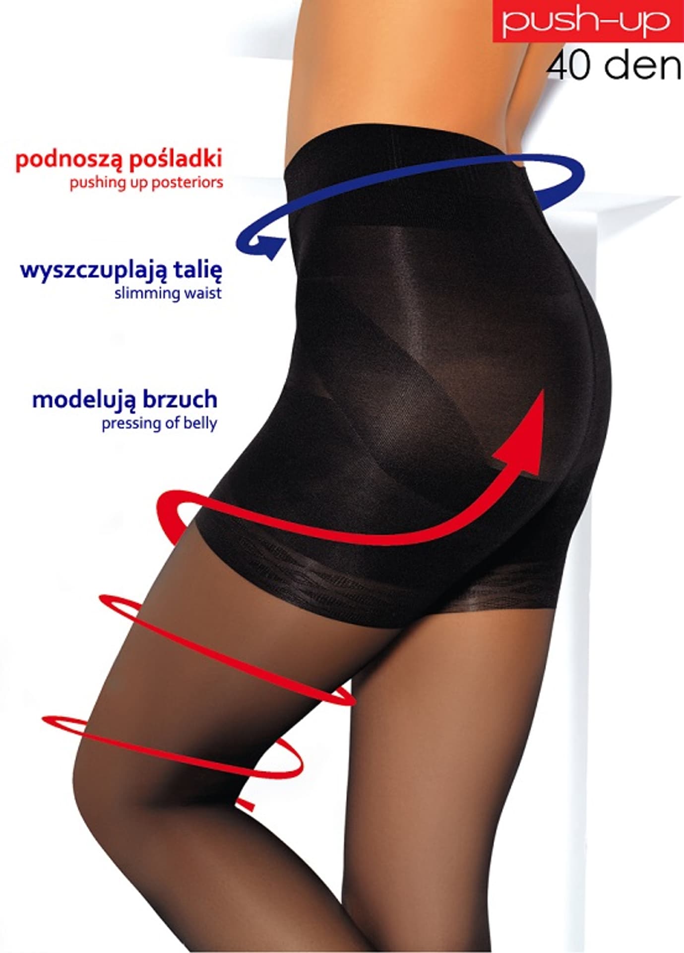 

1 RAJSTOPY MONA PUSH-UP 40 den PROMO (kolor czarny, rozmiar 3/M)