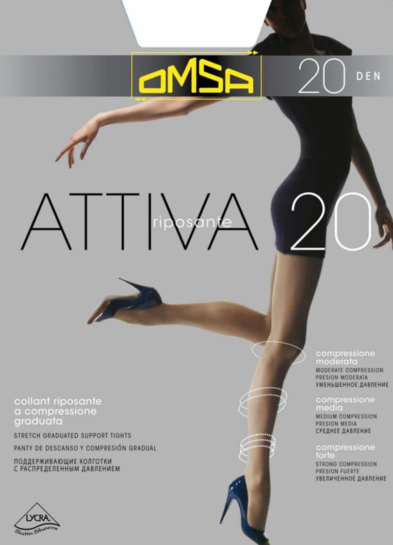

RAJSTOPY OMSA ATTIVA 20 (kolor daino, rozmiar 2)