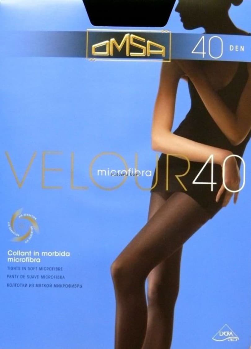 

RAJSTOPY OMSA VELOUR 40 (kolor Nero, rozmiar 4)