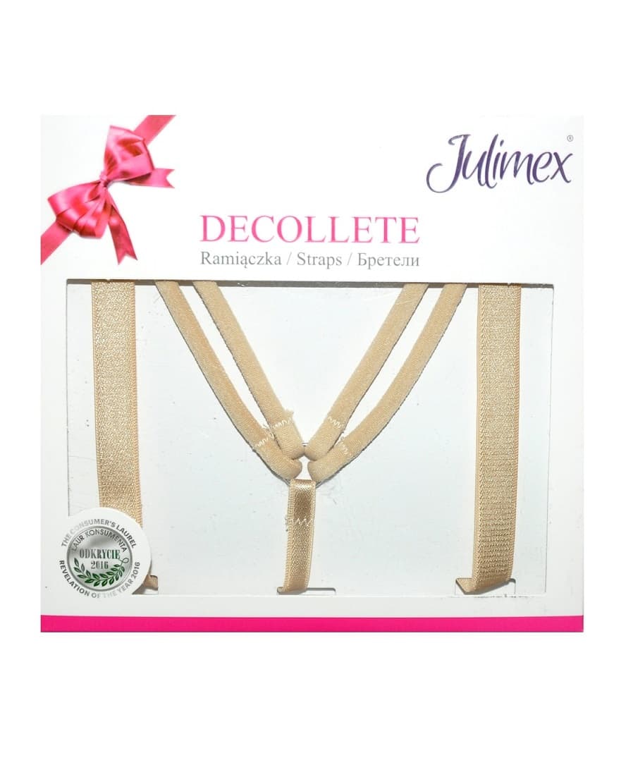 

RAMIĄCZKA JULIMEX RDE-419 DECOLLETE twin (kolor beż, rozmiar uniwersalny)