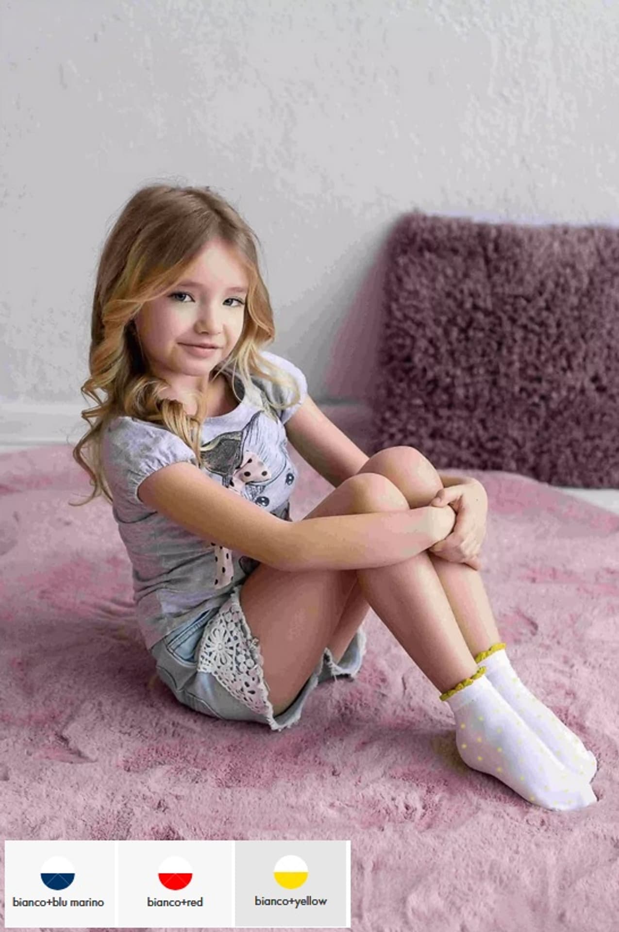 

SKARPETY KNITTEX DZIEWCZĘCE CUTIE (kolor biały - niebieski, rozmiar uniwersalny)