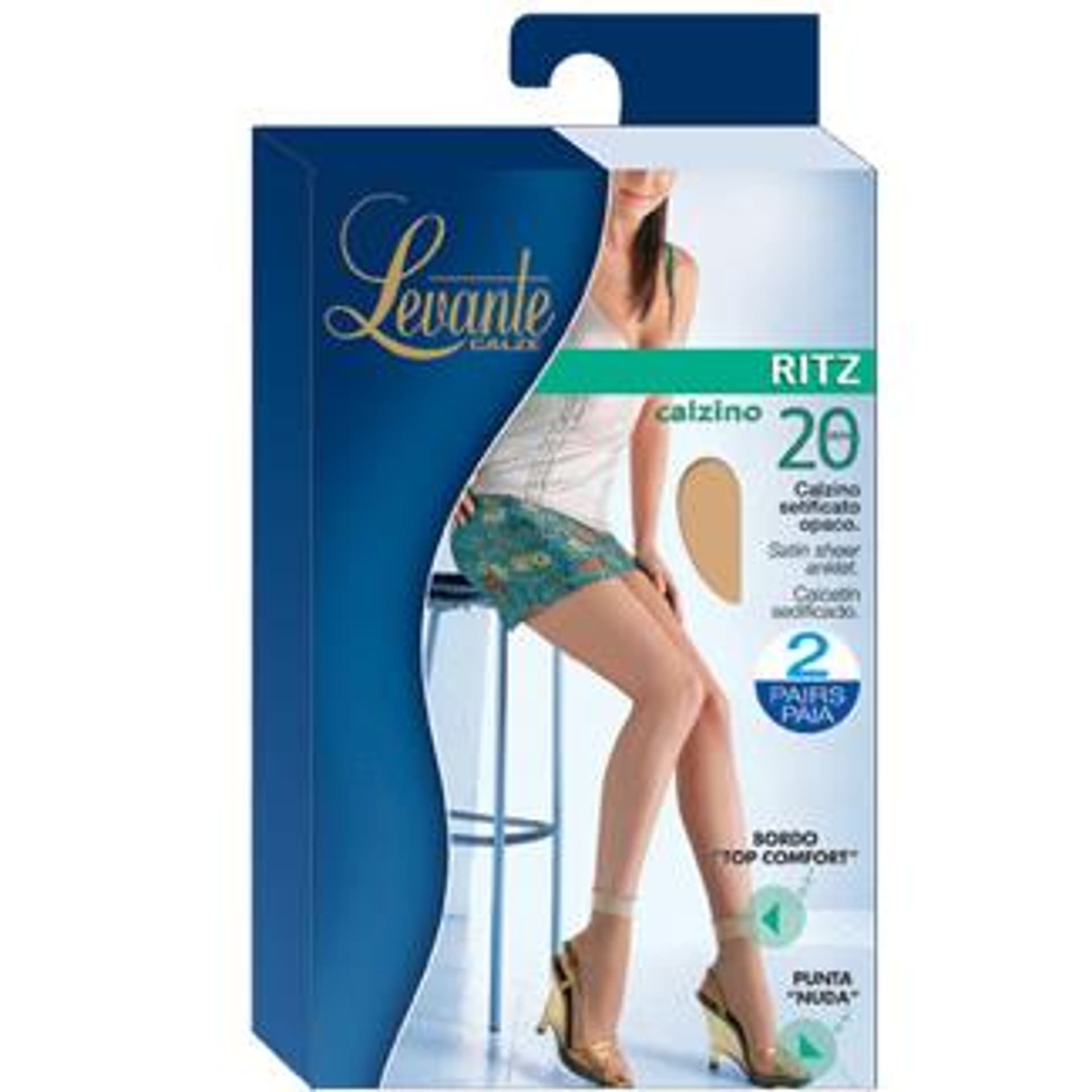 

SKARPETY LEVANTE RITZ 20 (kolor daino, rozmiar uniwersalny)