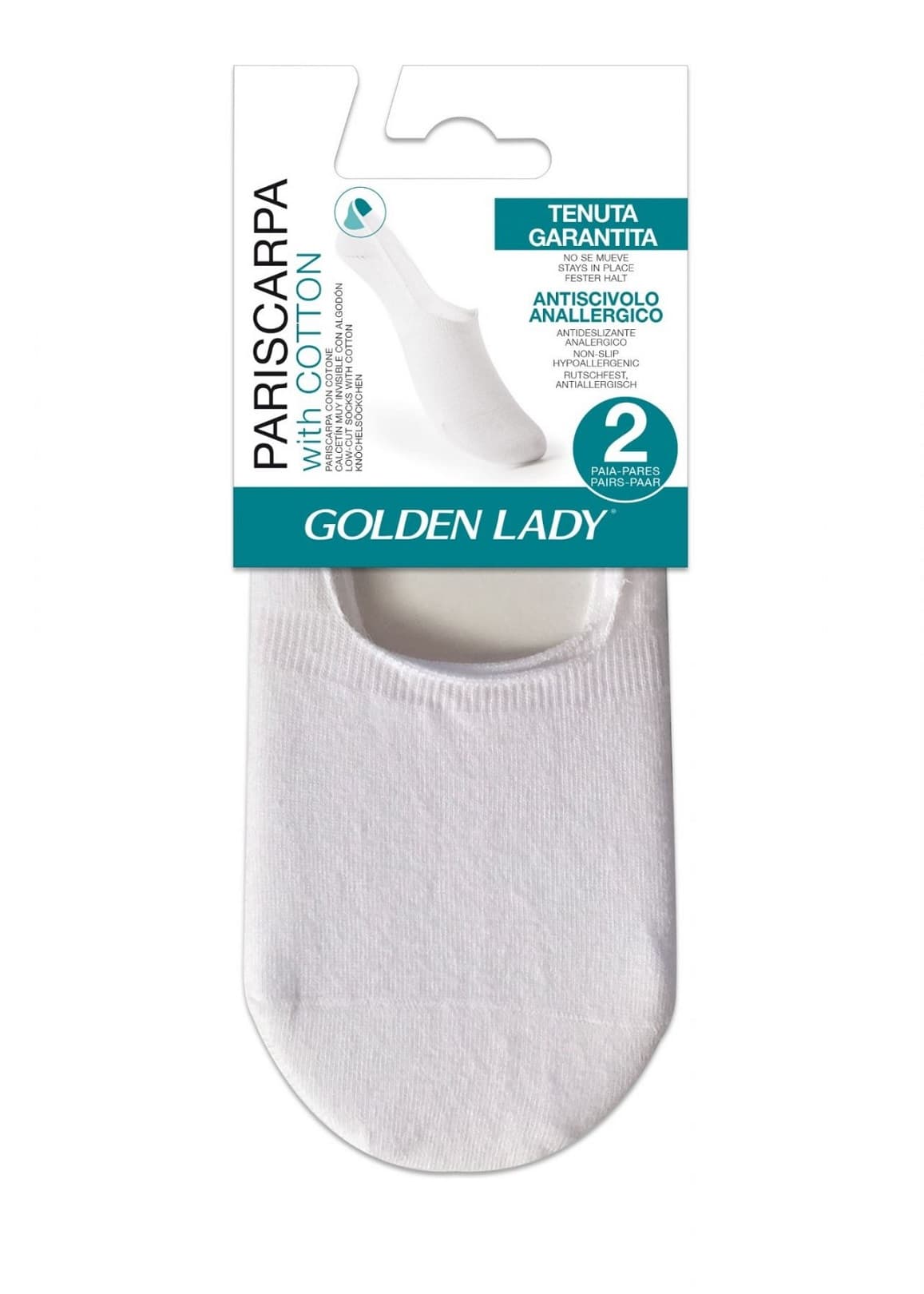 

STOPKI GOLDEN LADY PARISCARPA (kolor bianco, rozmiar S/M)