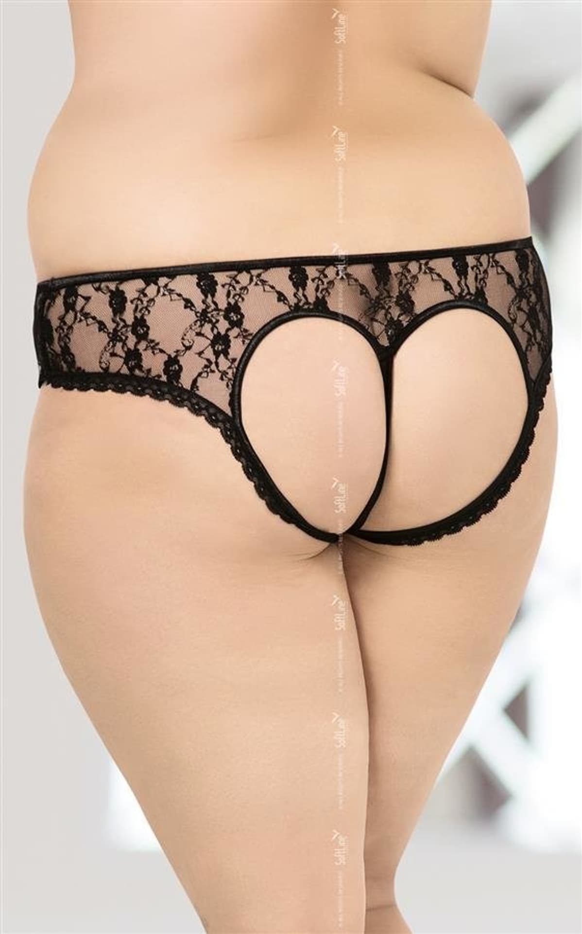 

String 2472 Plus Size czarny (kolor czarny, rozmiar 2xl)