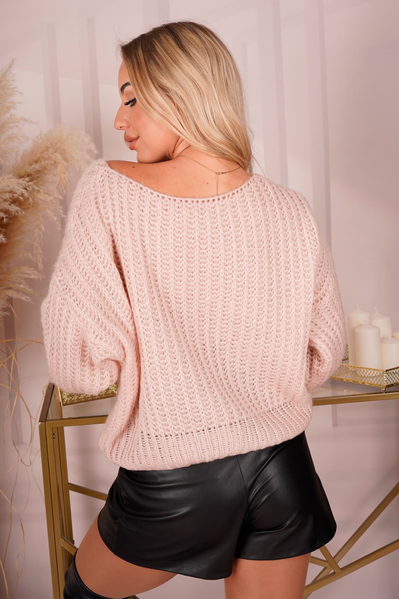 

Sweter Kasila Powder (kolor POWDER, rozmiar, Kolor powder/rozmiar one size