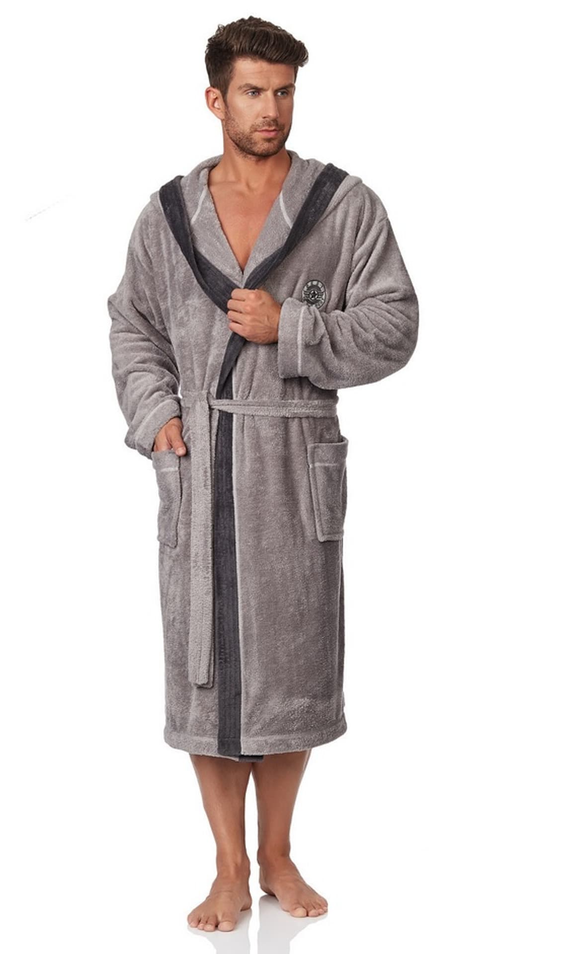 

SZLAFROK L&L MĘSKI GEORGE (kolor granat, rozmiar L)