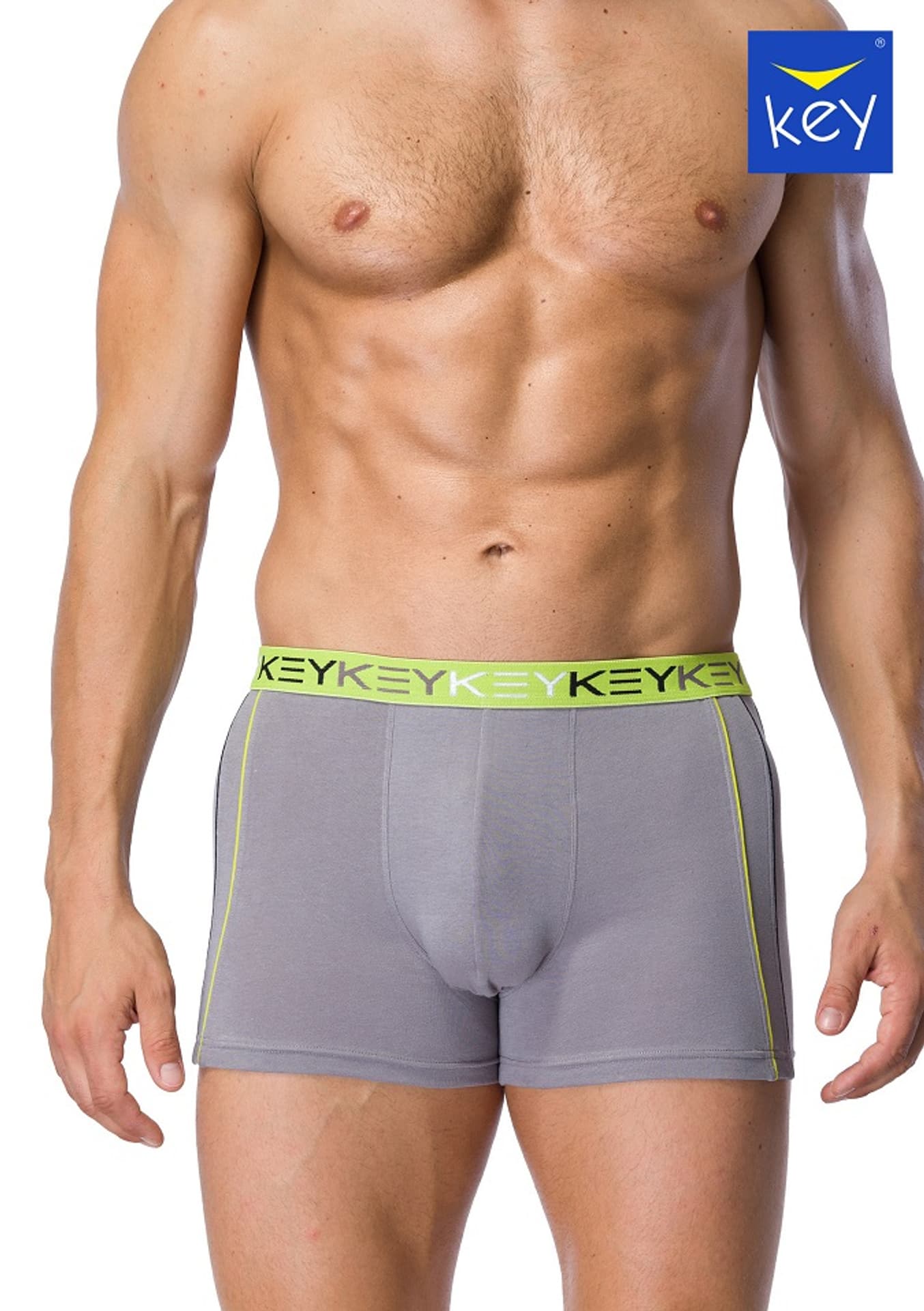 

SZORTY KEY MXH-182 A21 (kolor melange - ciemny szary, rozmiar XXL)