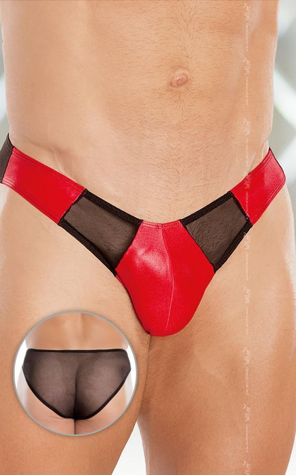 

Thong 4466 czerwony (kolor czerwony, rozmiar M/L)
