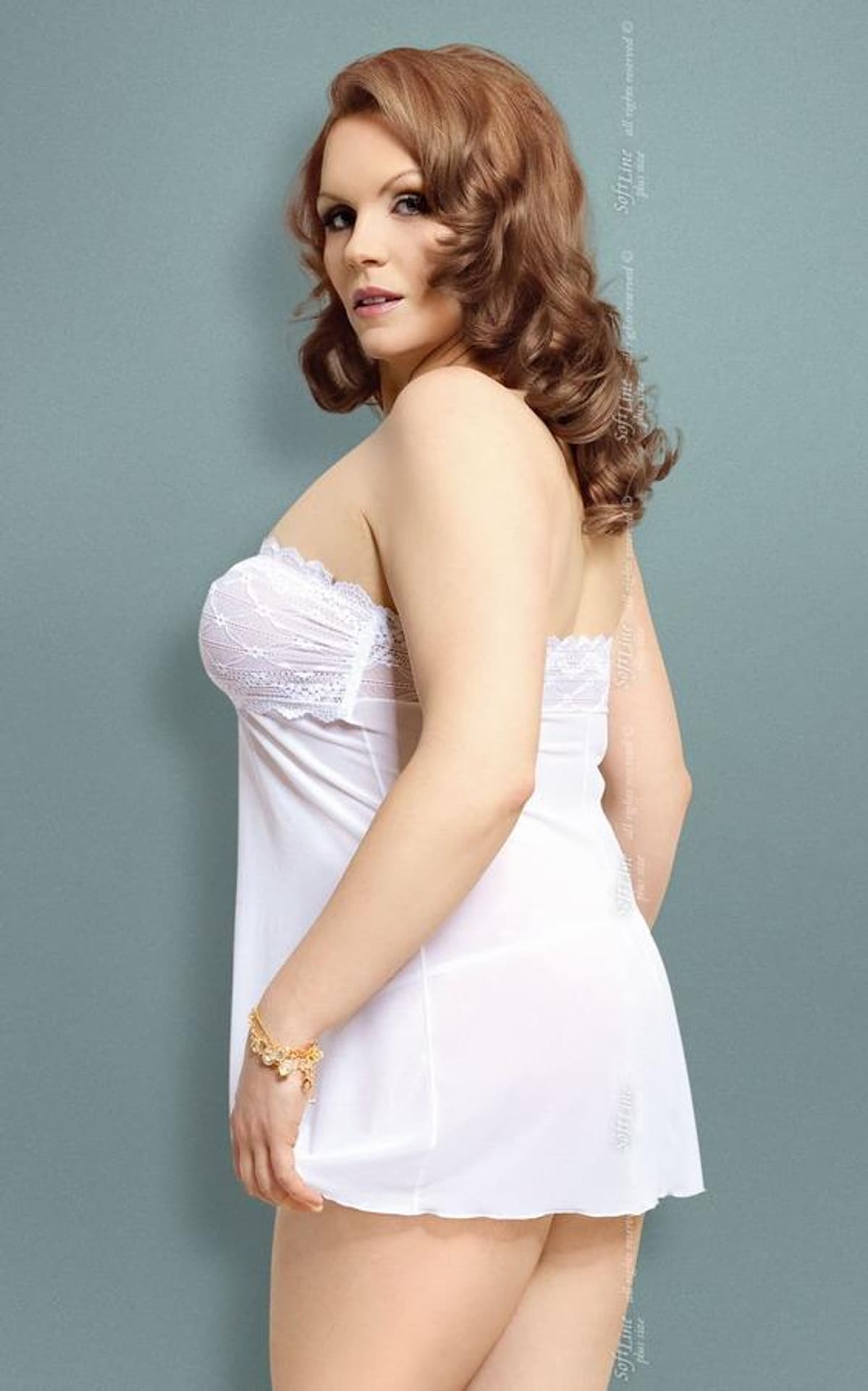 

xTanya biały plus size 1741 (kolor biały, rozmiar 3XL)
