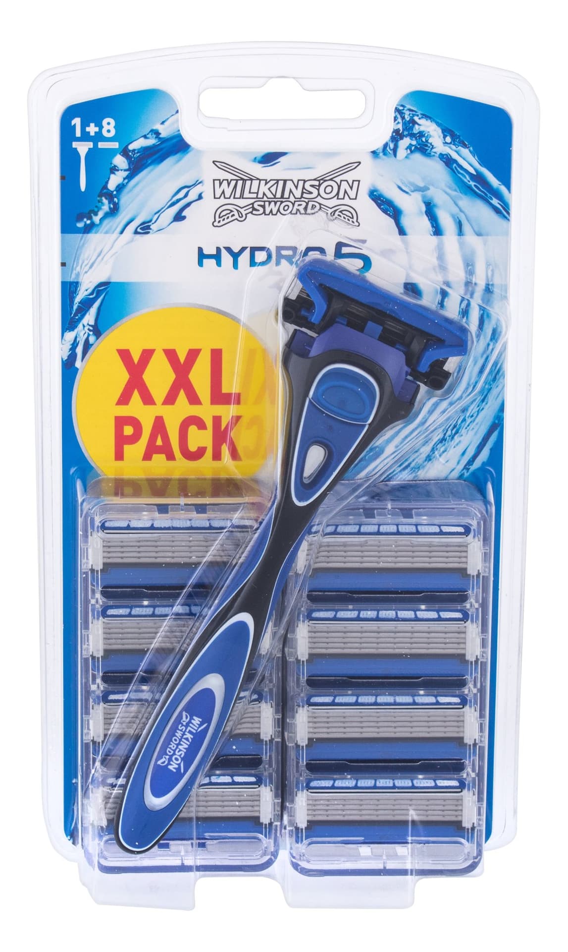 

Wilkinson Sword Hydro 5 Maszynka do golenia 1 szt Maszynka do golenia z jednym ostrzem 1 szt + Zapasowe ostrze 8 szt (M)