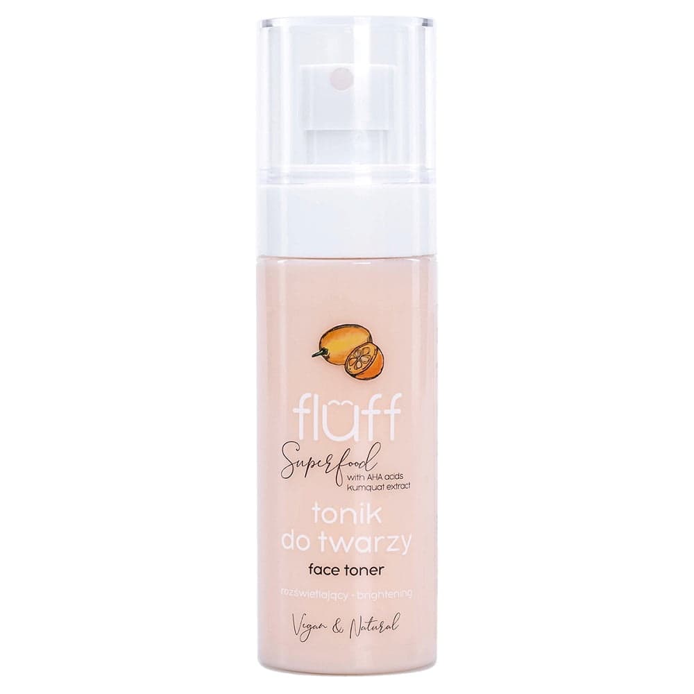 

Fluff Superfood Face Toner Brightening rozświetlający tonik do twarzy Kwasy AHA Kumkwat 100ml