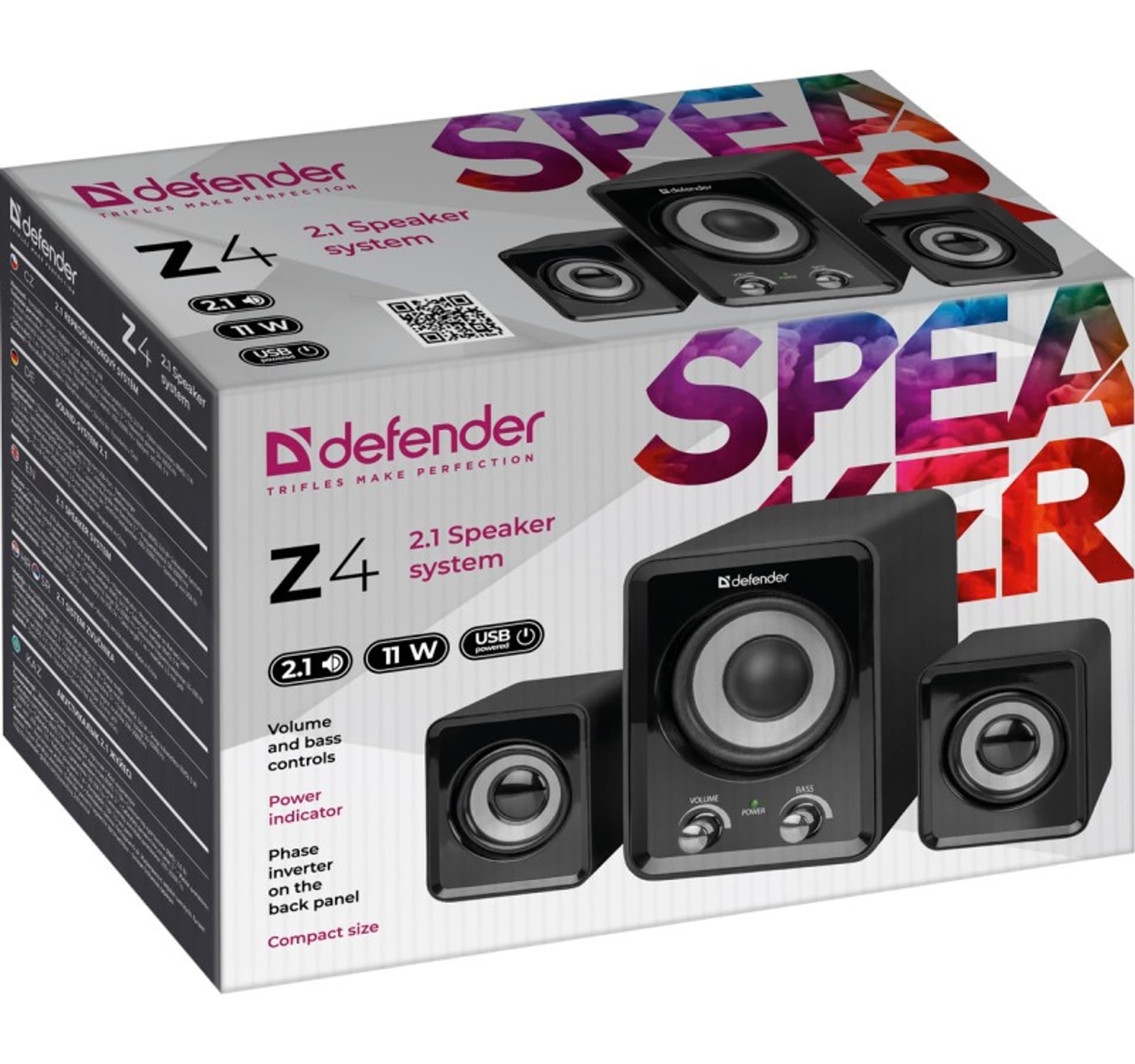 

Głośniki komputerowe Z4 2.1 USB, 11W