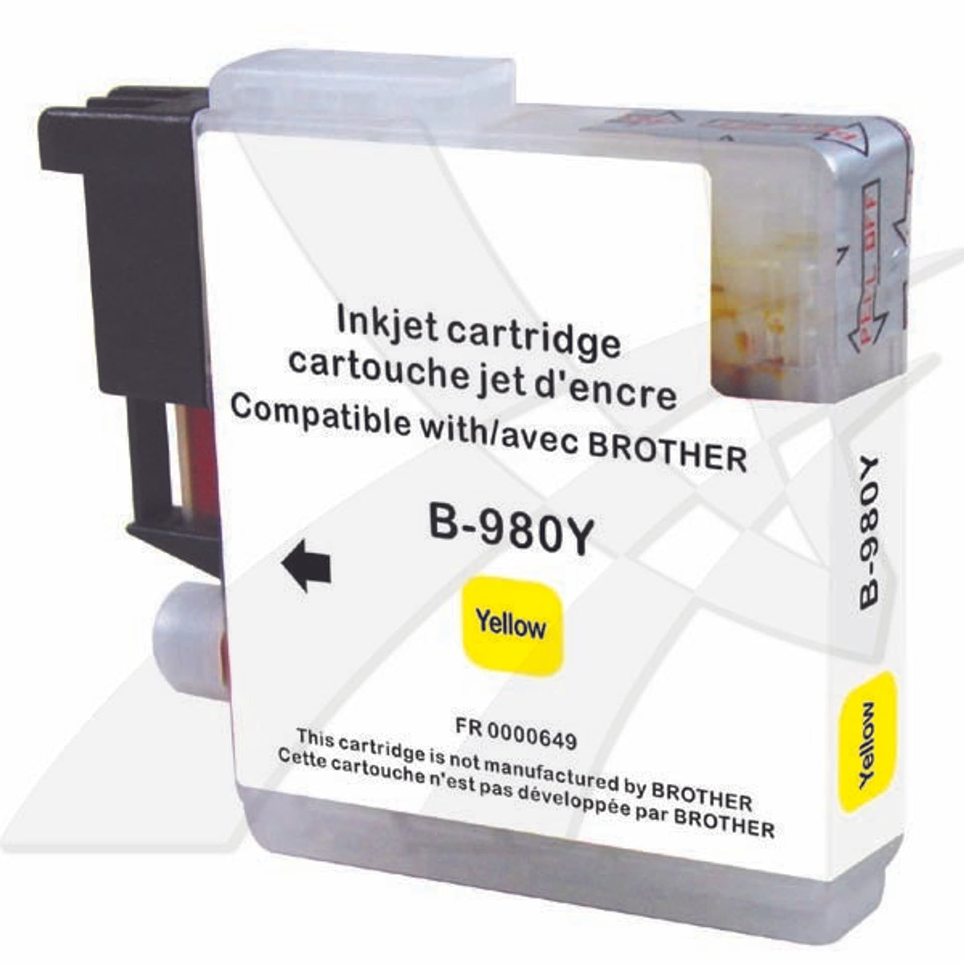 

UPrint kompatybilny ink / tusz z LC-980Y, yellow, 12ml, B-980Y, dla Brother DCP-145C, 165C