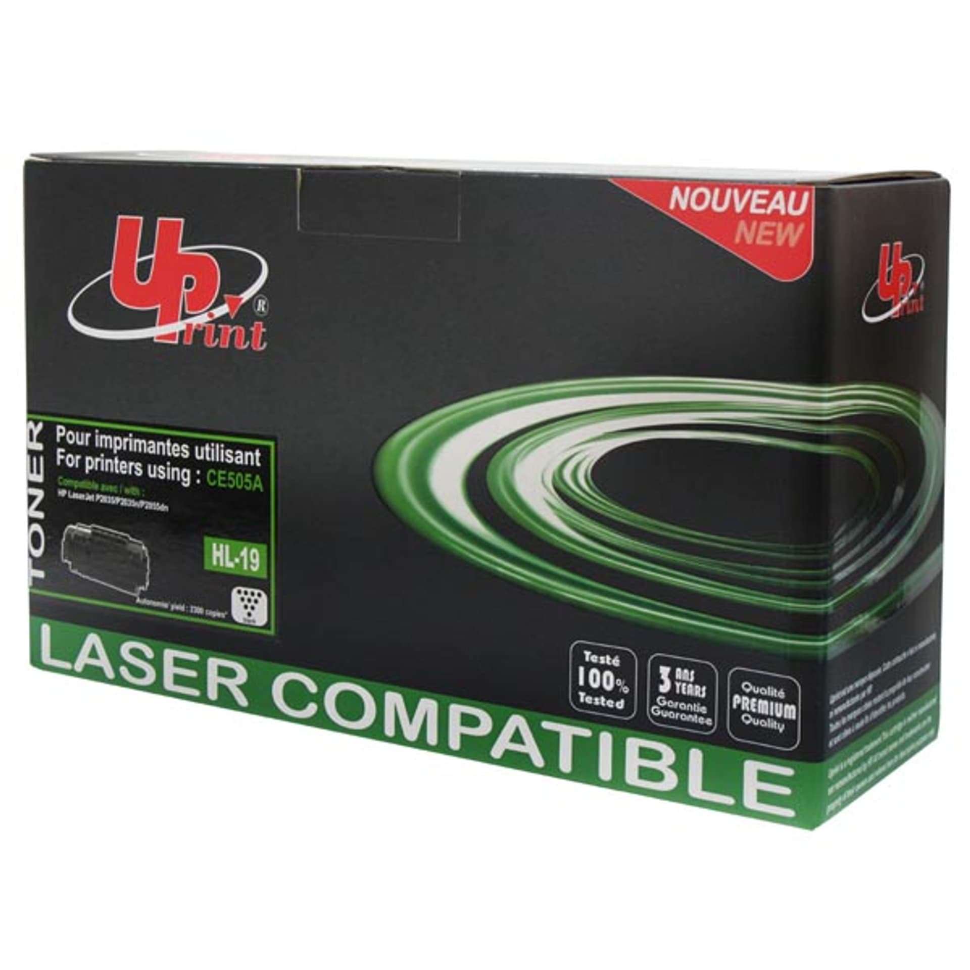 

UPrint kompatybilny toner z H.05AE, HL-19E, CE505A, CRG719, black, 2300s, dla HP LaserJet P2035, 2055, UPrint