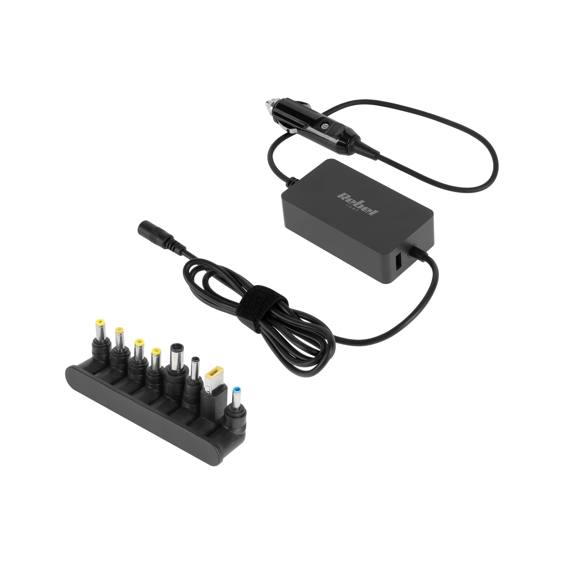 

Zasilacz uniwersalny Rebel 8 końcówek, USB 90 W / 15-24 V