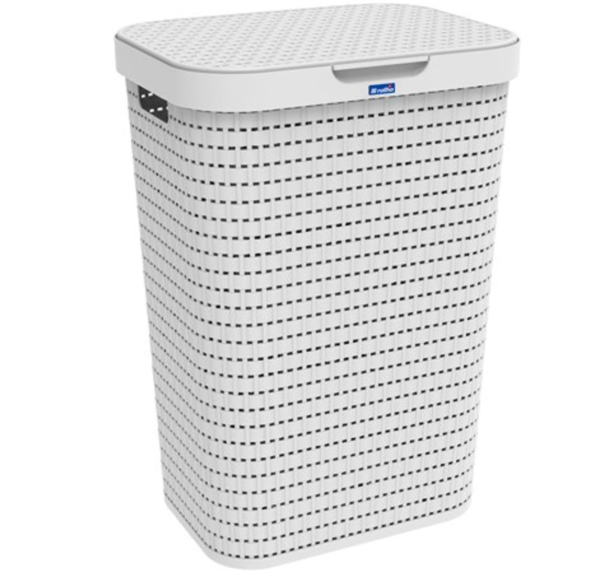 

Kosz na bieliznę Rotho Country 55L biały