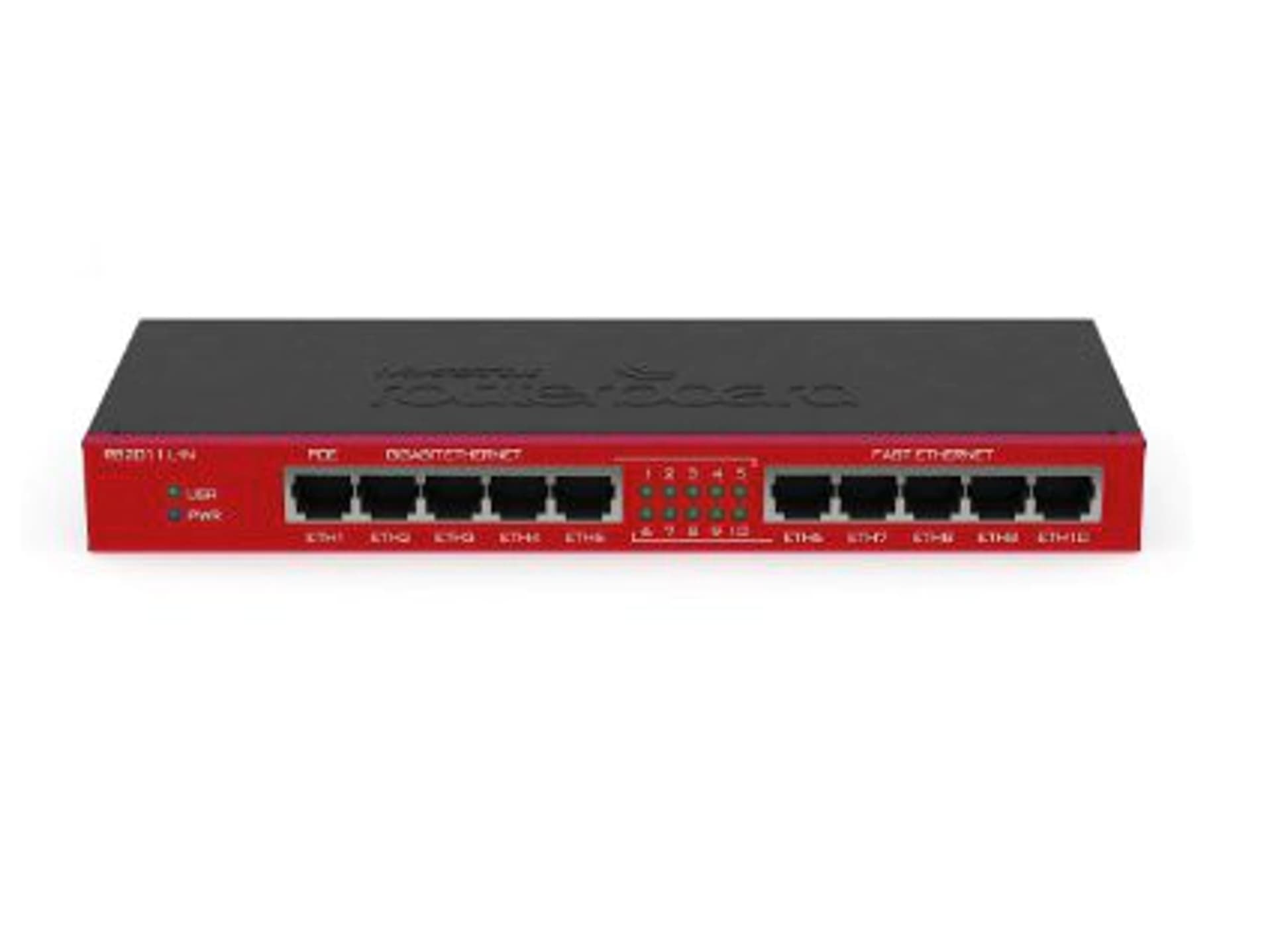 

MIKROTIK RB2011IL-IN ROUTERBOARD 600MHZ, 64MB, 5XFE, 5XGE, L4