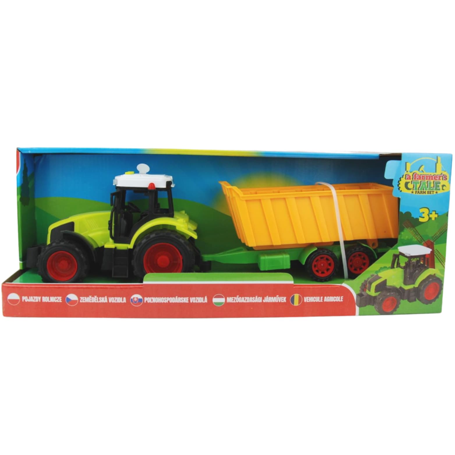 

INTERAKTYWNY TRAKTOR MASZYNA ROLNICZA PRZYCZEPA