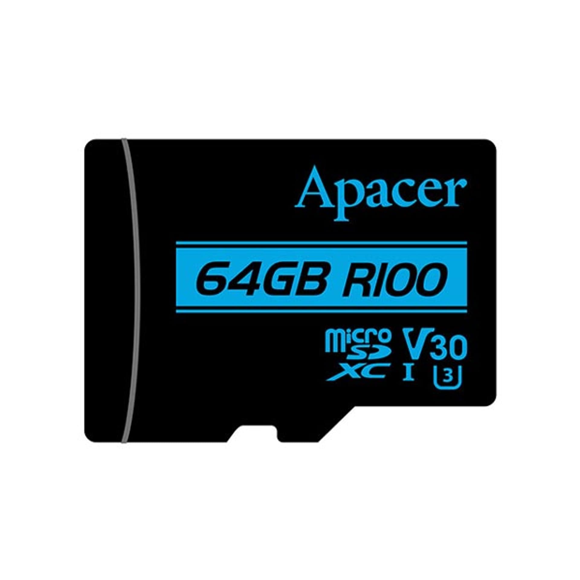 

Apacer Karta pamięci Secure Digital Card, 64GB, micro SDXC, AP64GMCSX10U7-R, UHS-I U3, V30, z adapterem