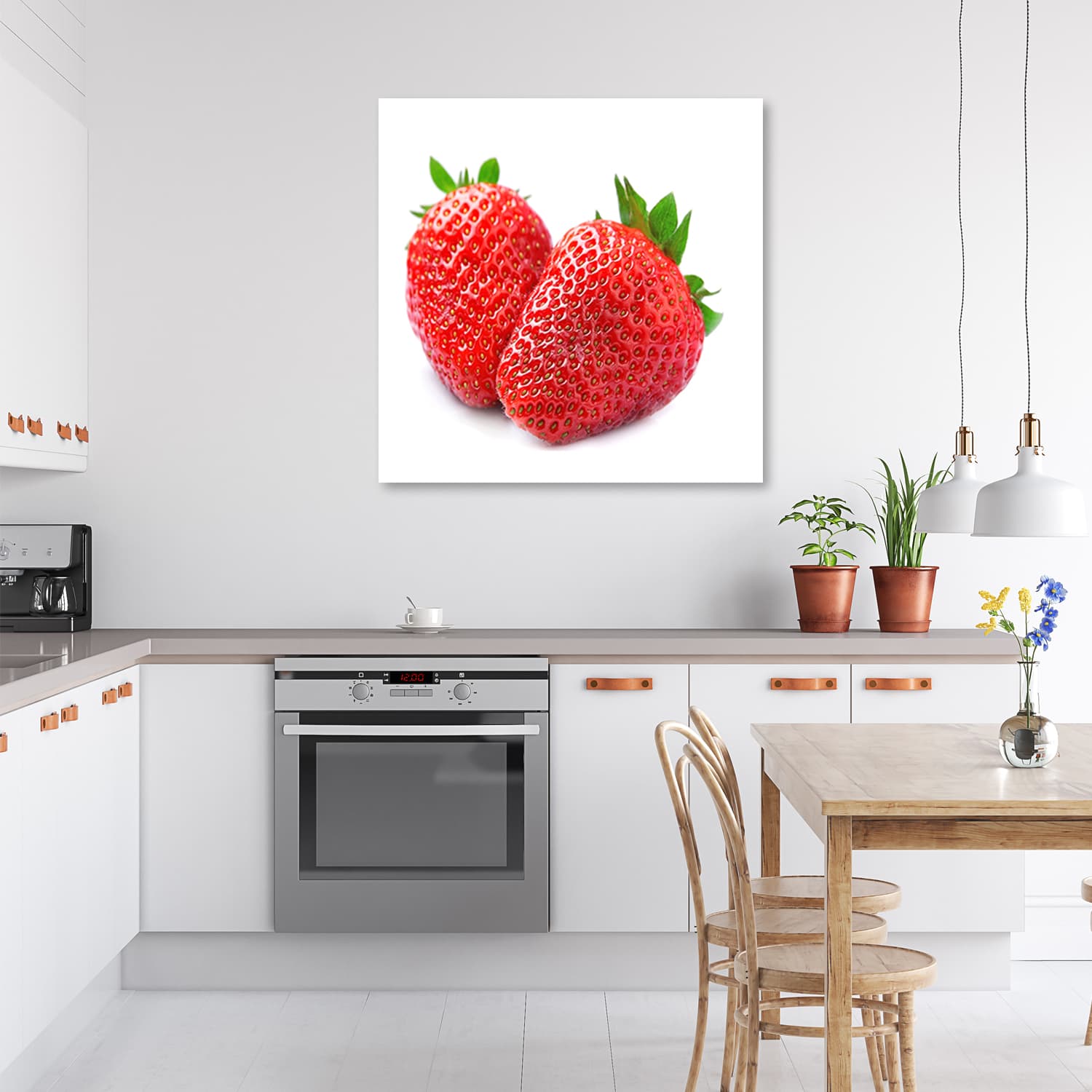 

Obraz na płótnie, Owoce truskawki (Rozmiar 60x60)