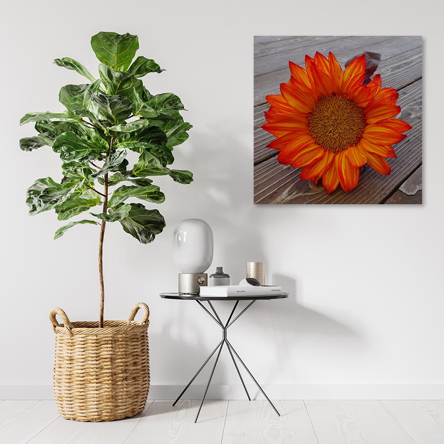 

Obraz Deco Panel, Pomarańczowy słonecznik (Rozmiar 40x40)
