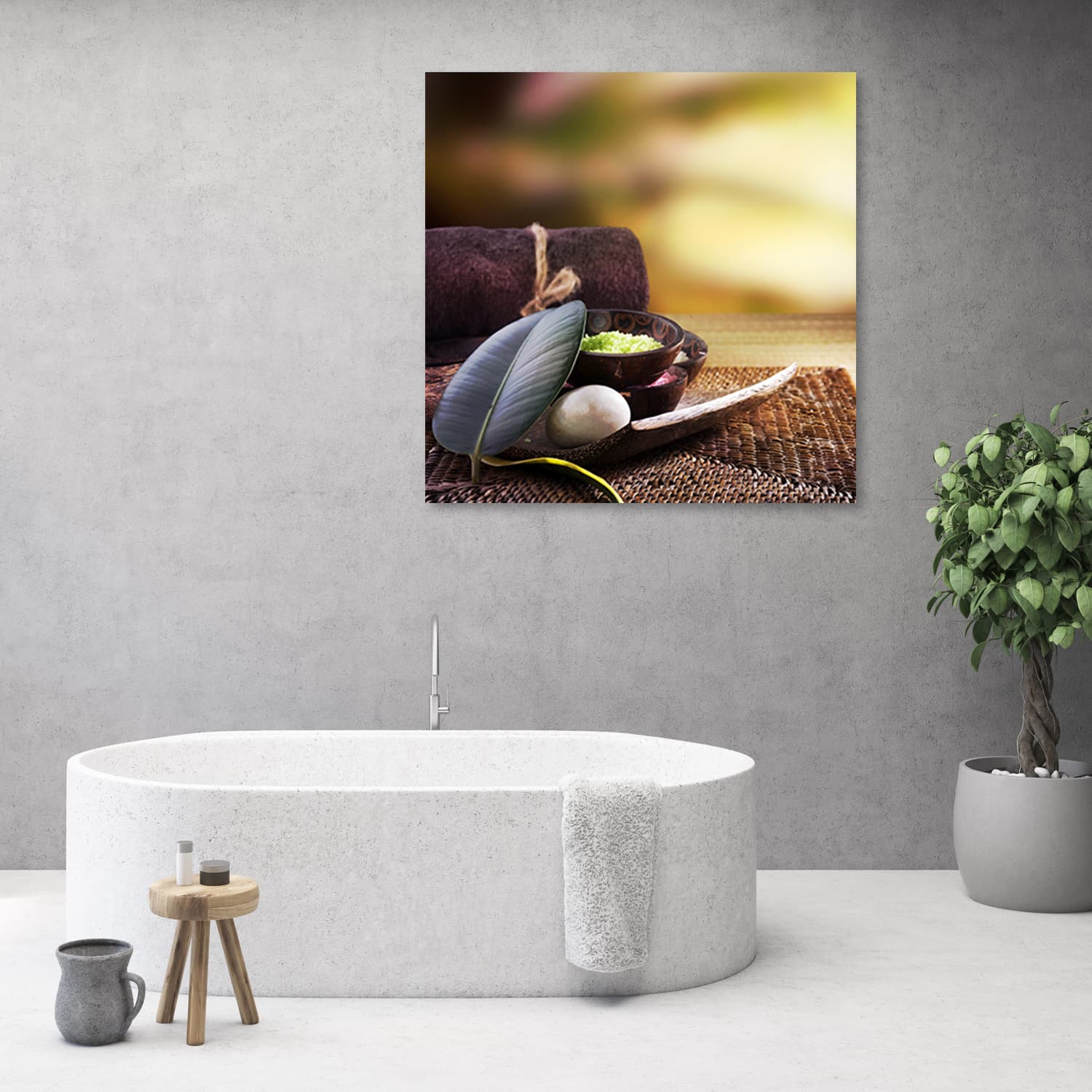 

Obraz Deco Panel, Zen spa liście (Rozmiar 50x50)