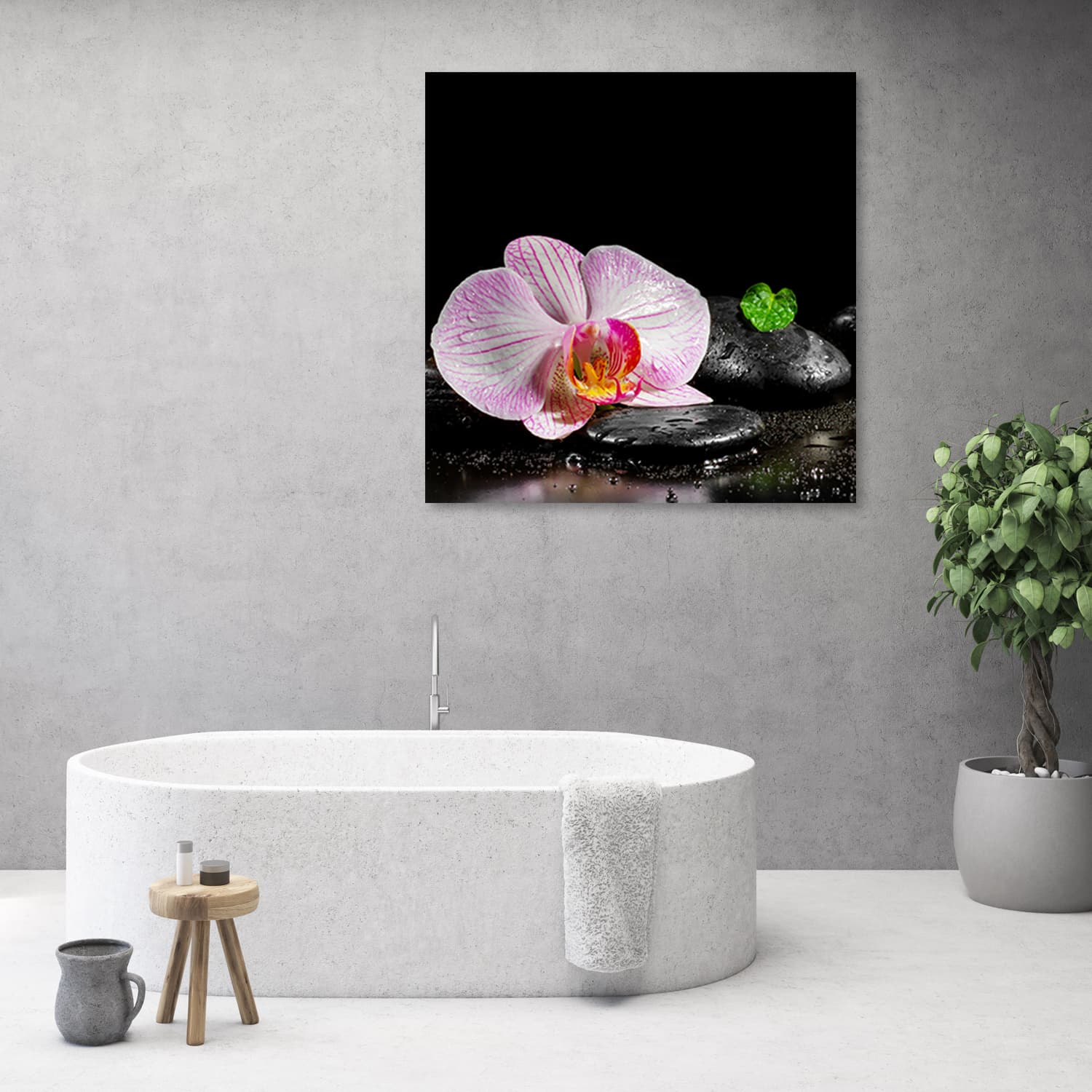 

Obraz Deco Panel, Kwitnąca orchidea zen (Rozmiar 40x40)