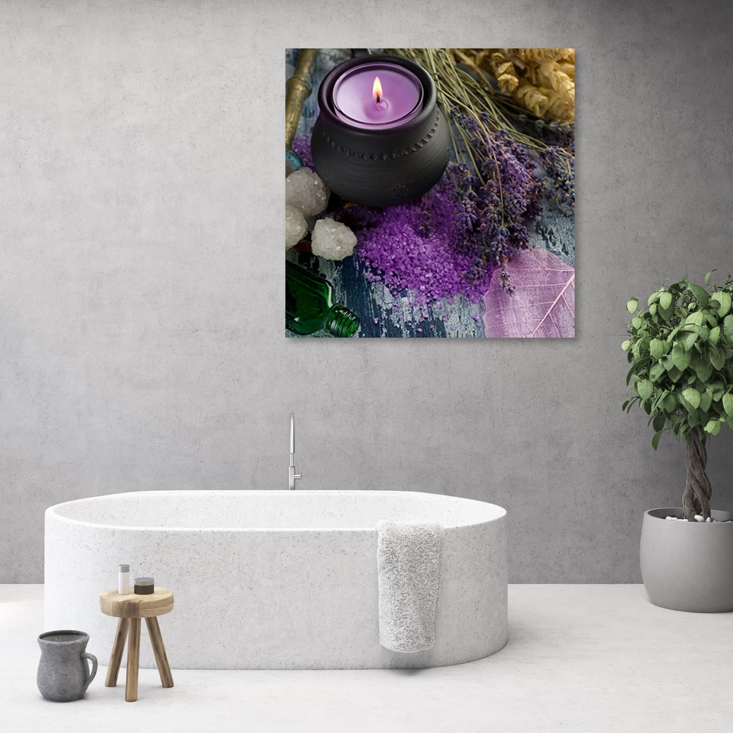 

Obraz Deco Panel, Świeca Zen Spa Fioletowa (Rozmiar 40x40)