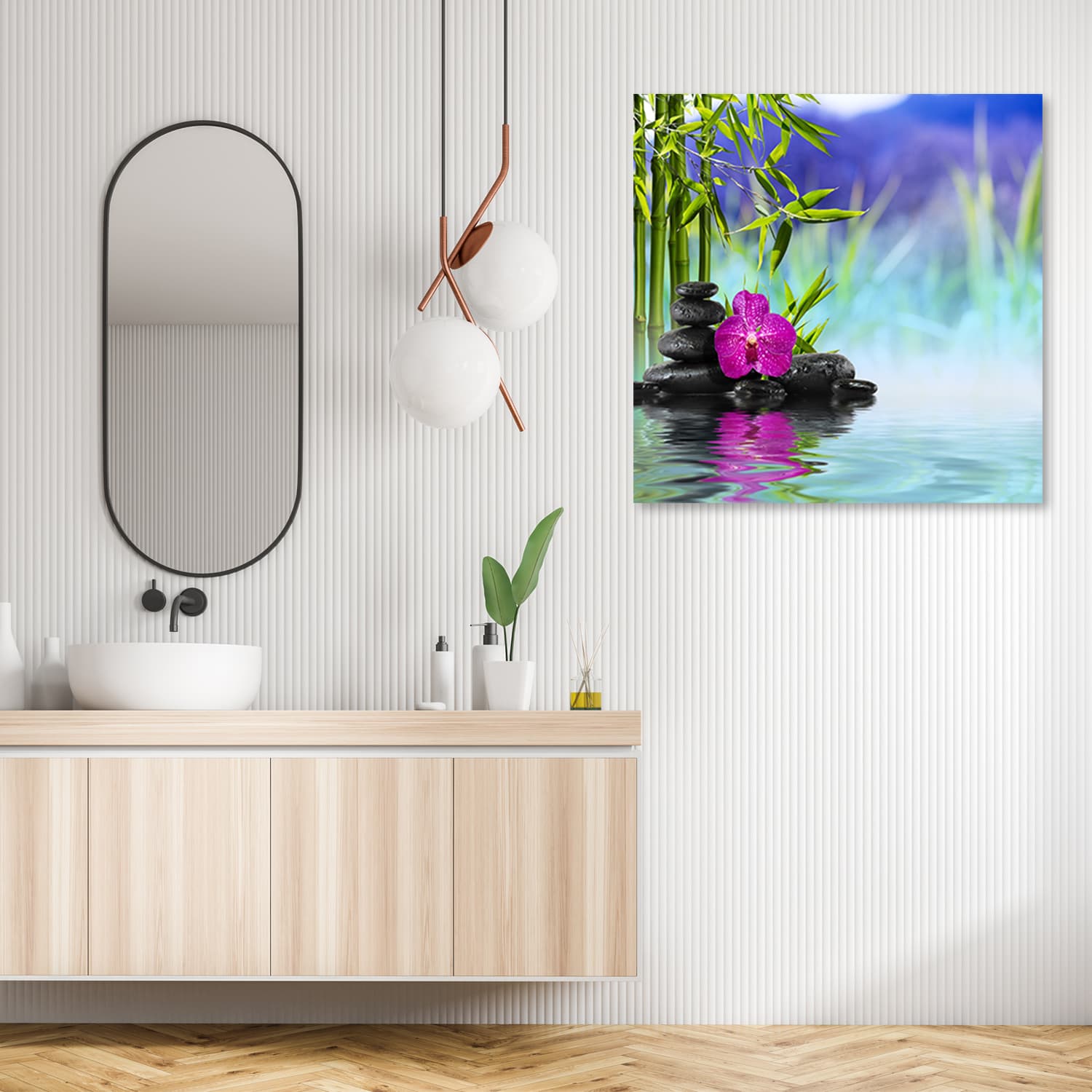 

Obraz Deco Panel, Kamienie na wodzie zen (Rozmiar 60x60)