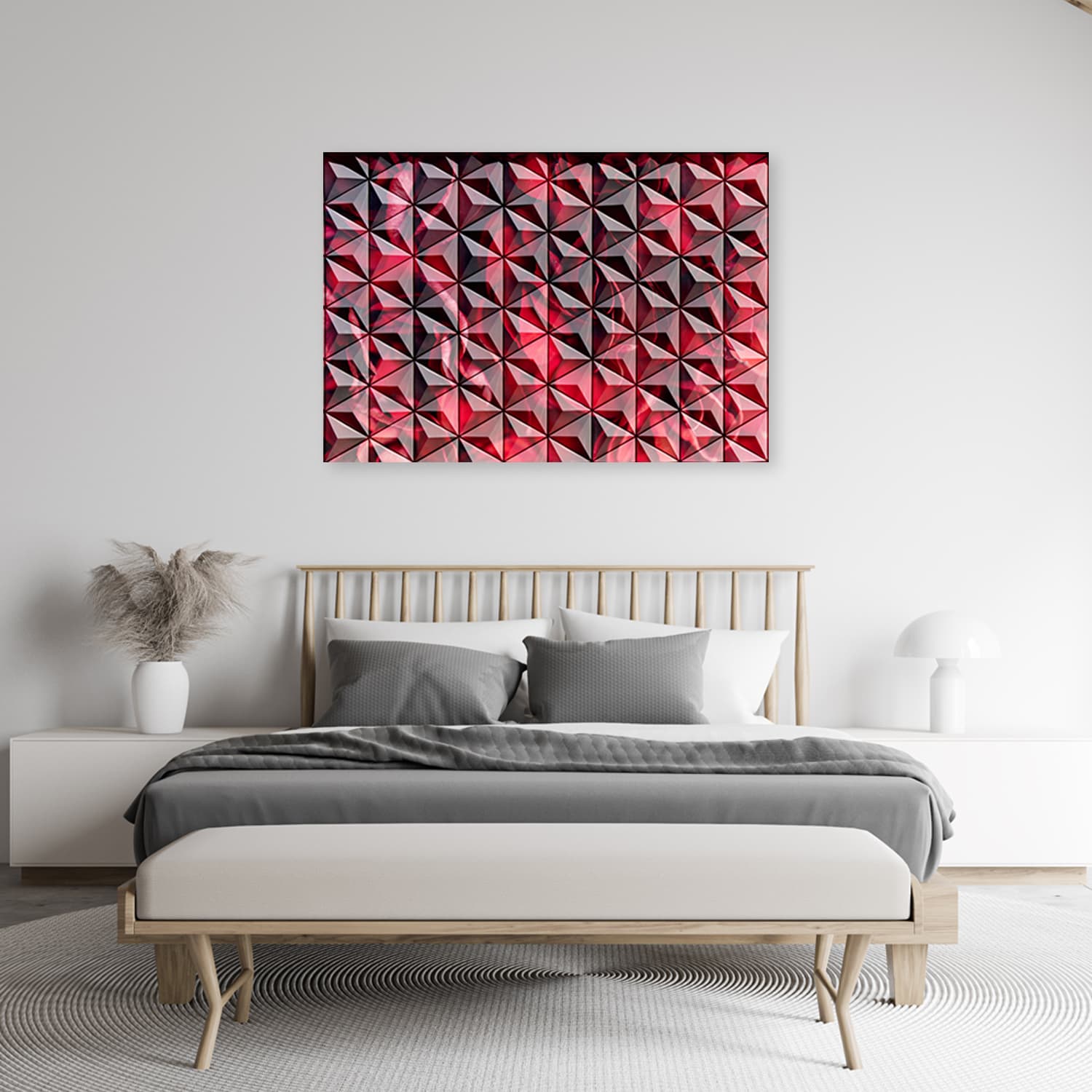 

Obraz Deco Panel, Czerwona geometria (Rozmiar 100x70)