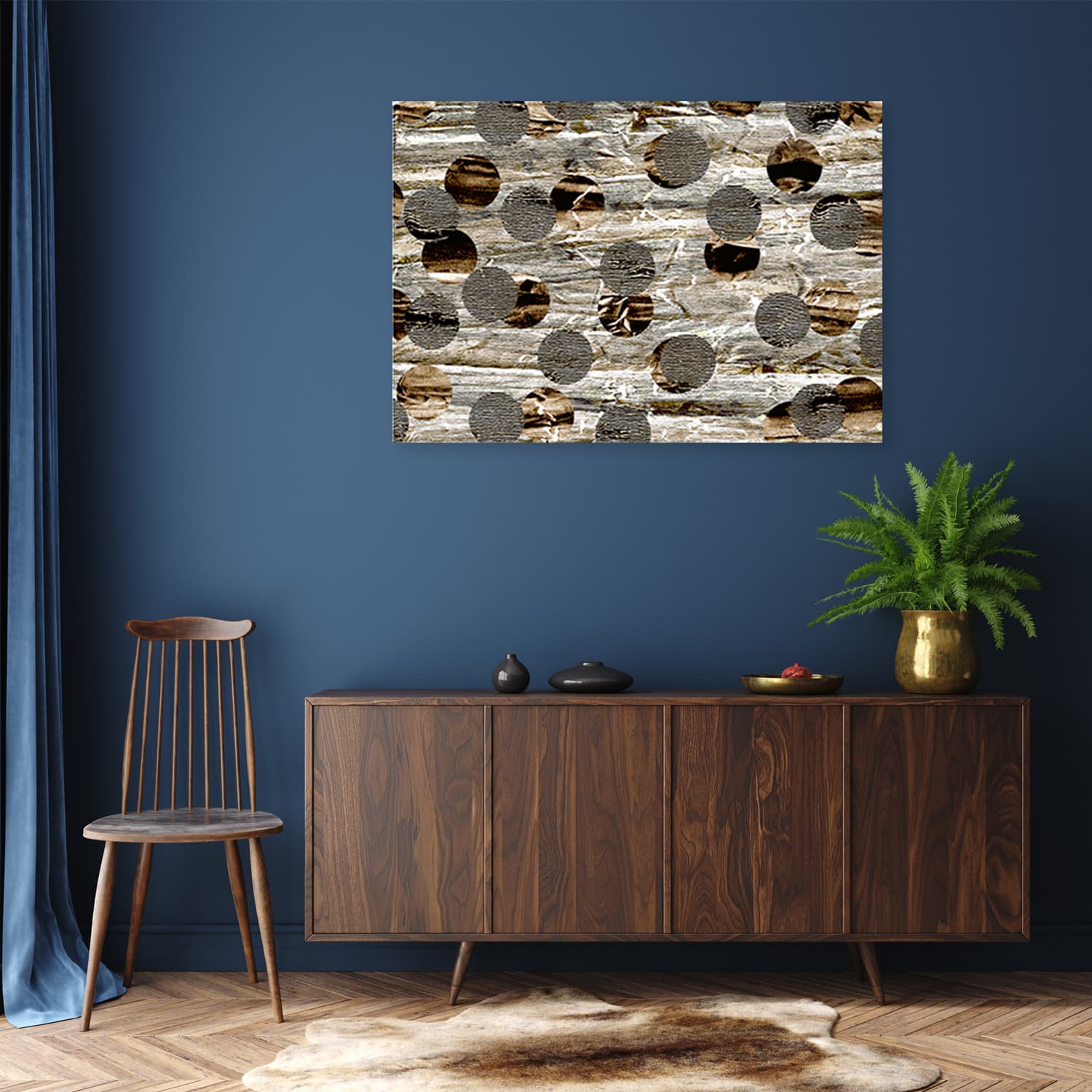 

Obraz Deco Panel, Brązowe koła abstrakcja (Rozmiar 100x70)
