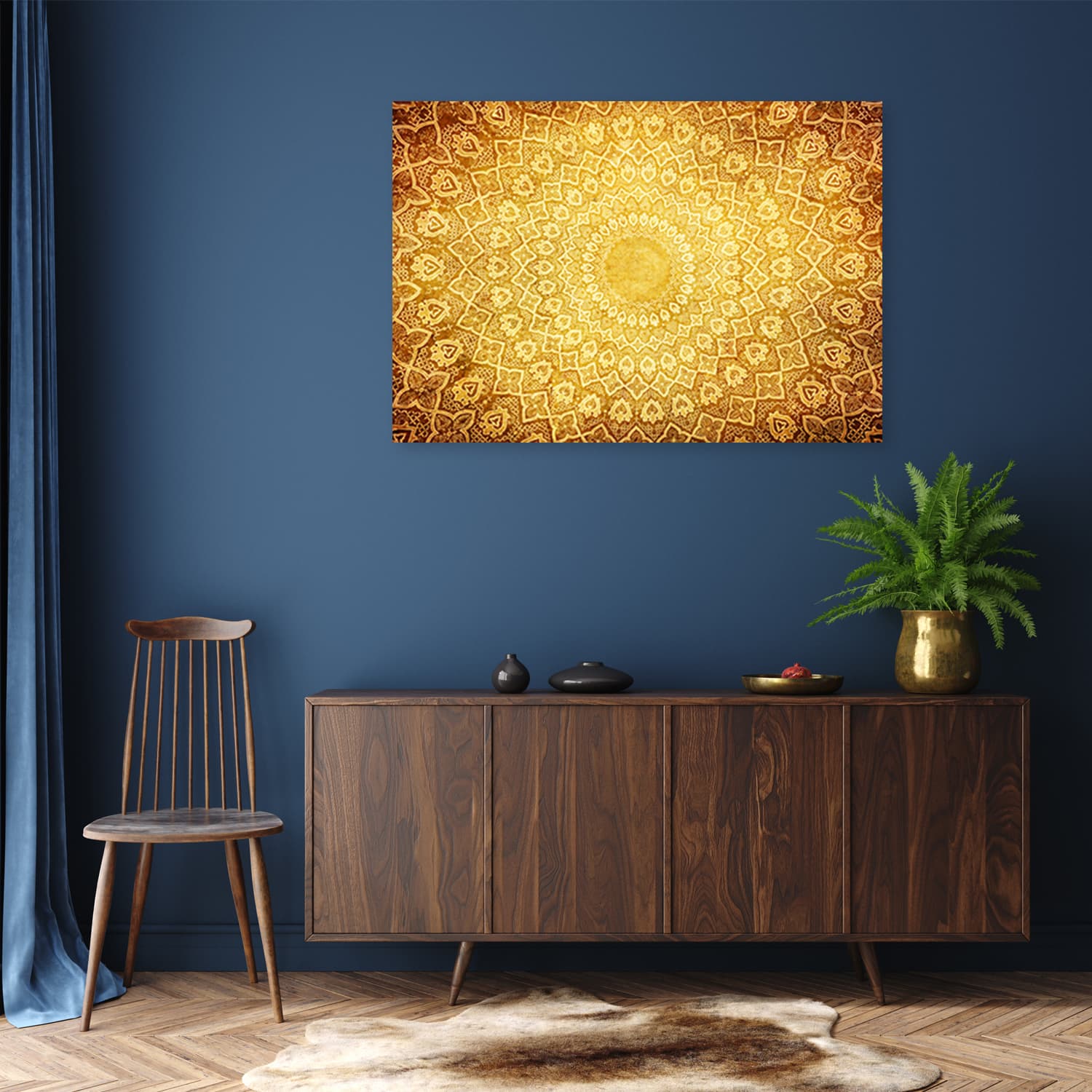 

Obraz Deco Panel, Złota mandala abstrakcja (Rozmiar 100x70)