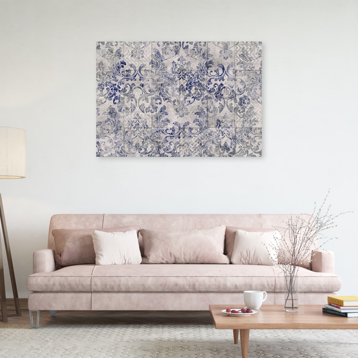 

Obraz Deco Panel, Niebieski ornament na kafelkach portugalskich (Rozmiar 120x80)