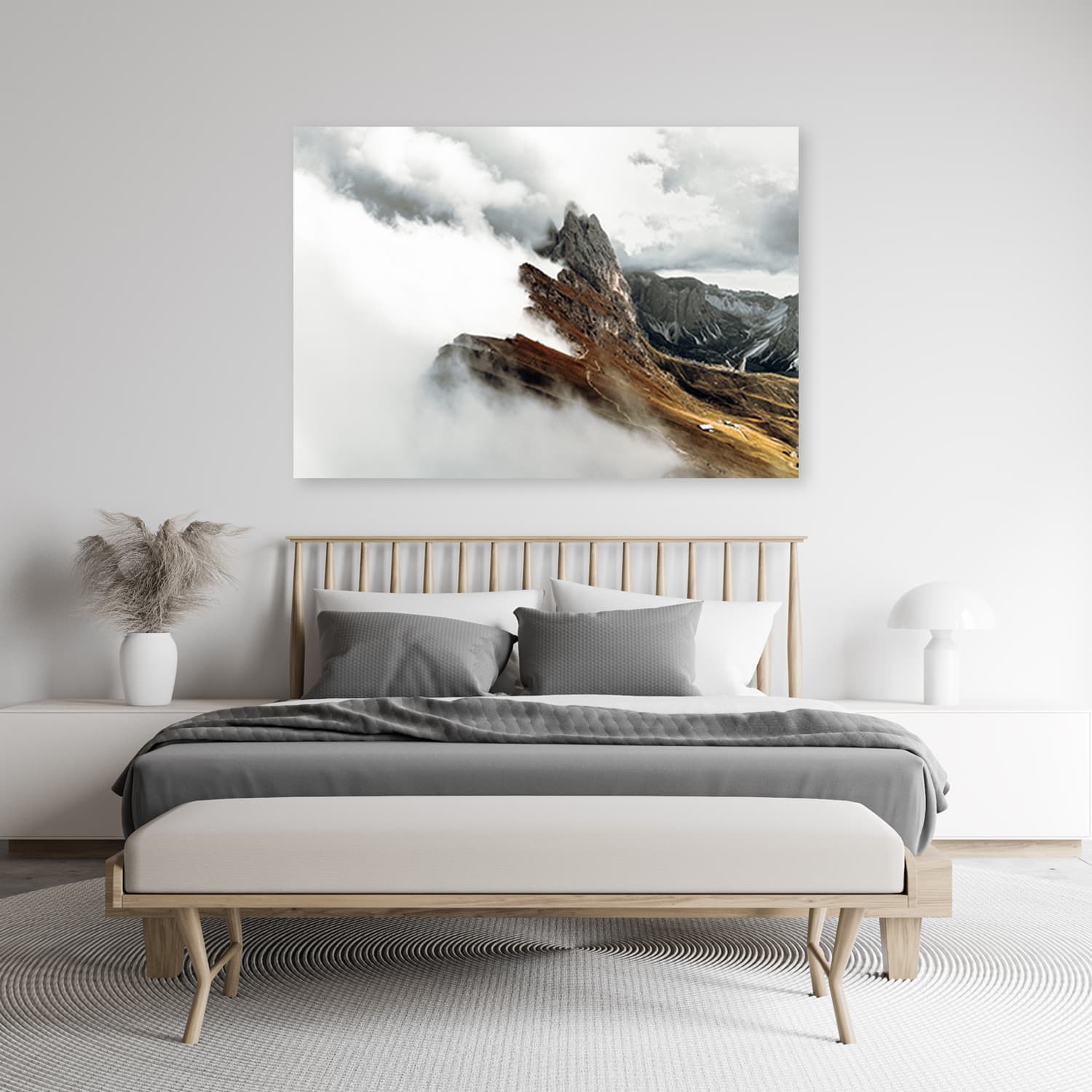 

Obraz na płótnie, Górski szczyt w chmurach (Rozmiar 60x40)