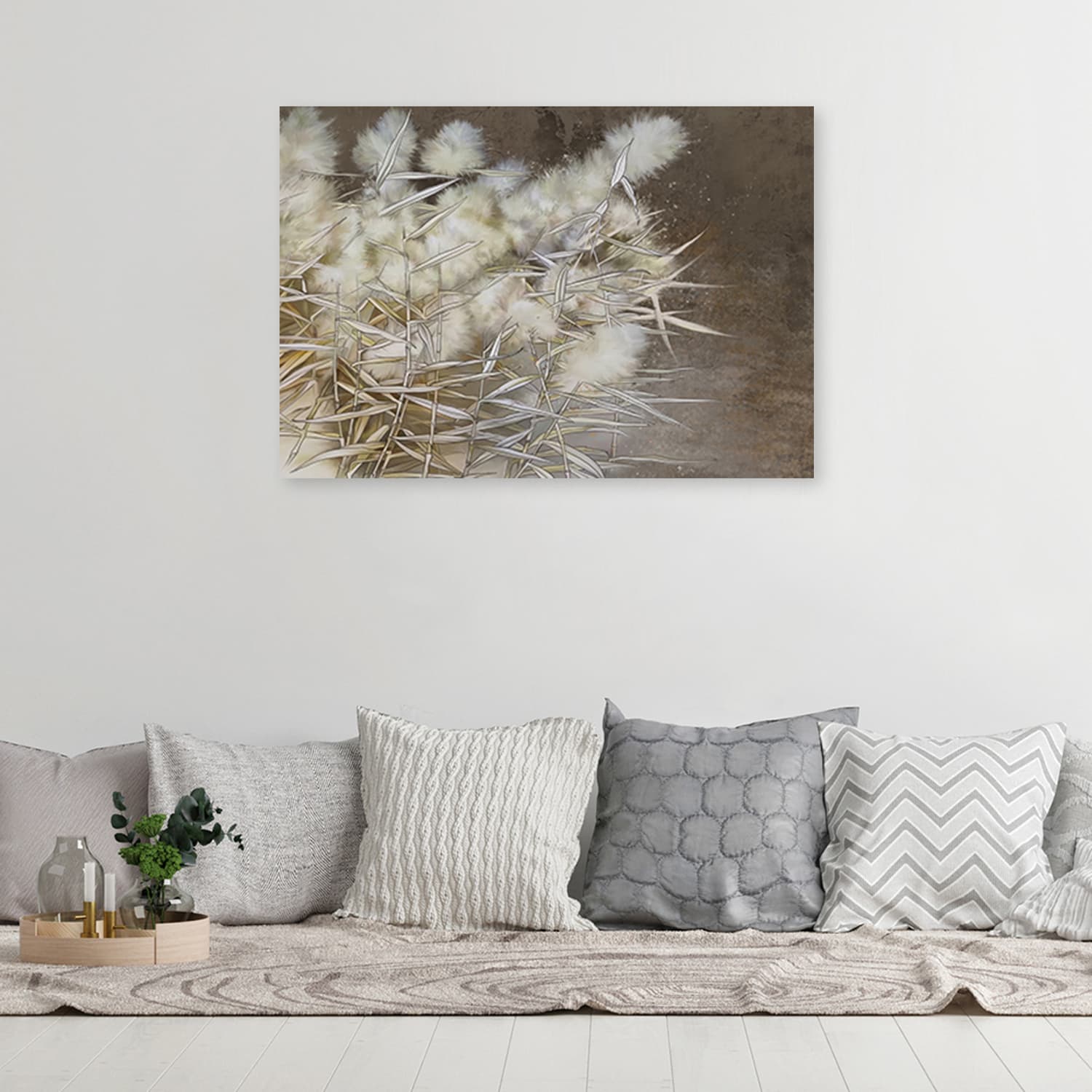 

Obraz na płótnie, Trzcina trawa boho (Rozmiar 60x40)