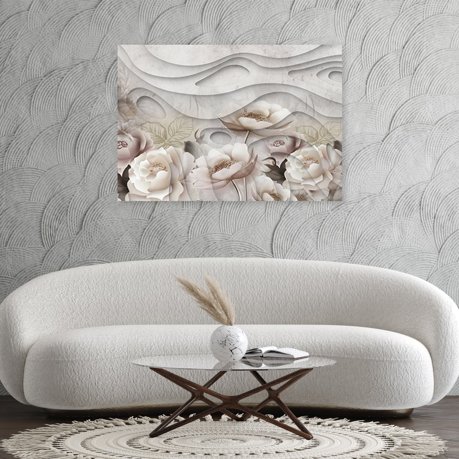 

Obraz Deco Panel, Beżowe kwiaty w rozkwicie (Rozmiar 120x80)