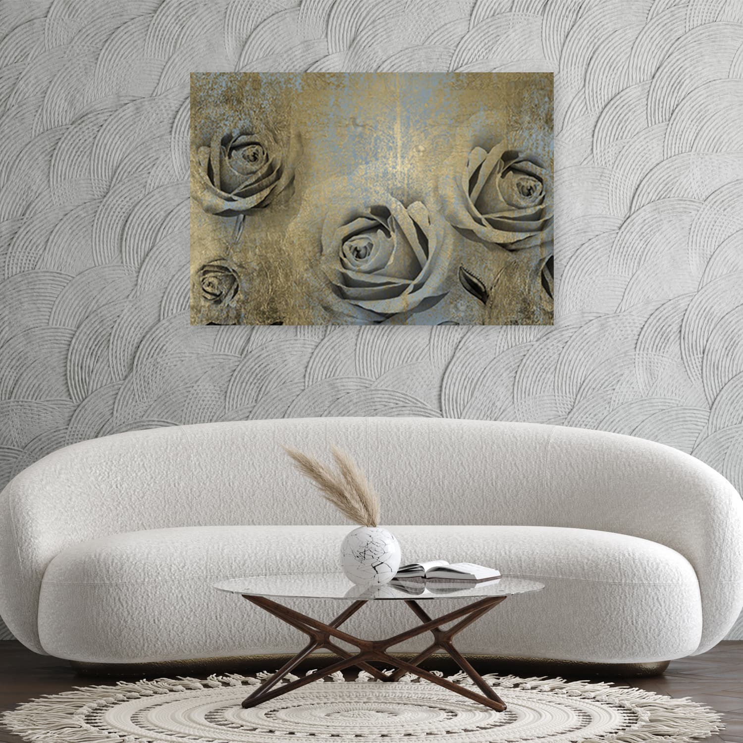 

Obraz Deco Panel, Złote róże (Rozmiar 120x80)