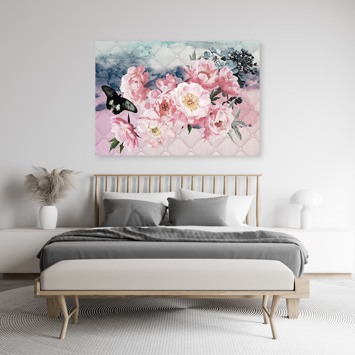

Obraz na płótnie, Różowe kwiaty piwonii (Rozmiar 60x40)