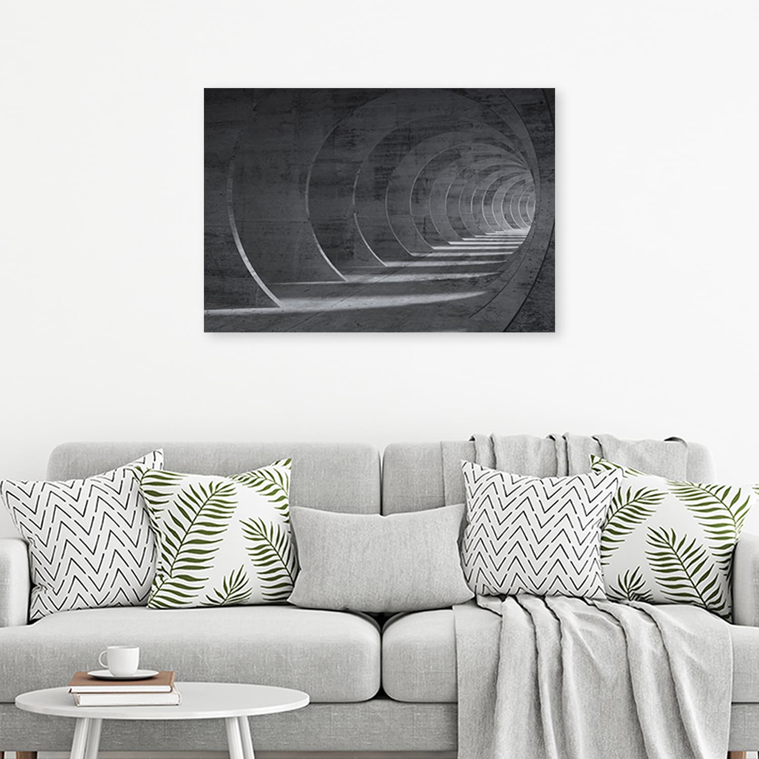 

Obraz Deco Panel, Szary tunel 3D (Rozmiar 100x70)