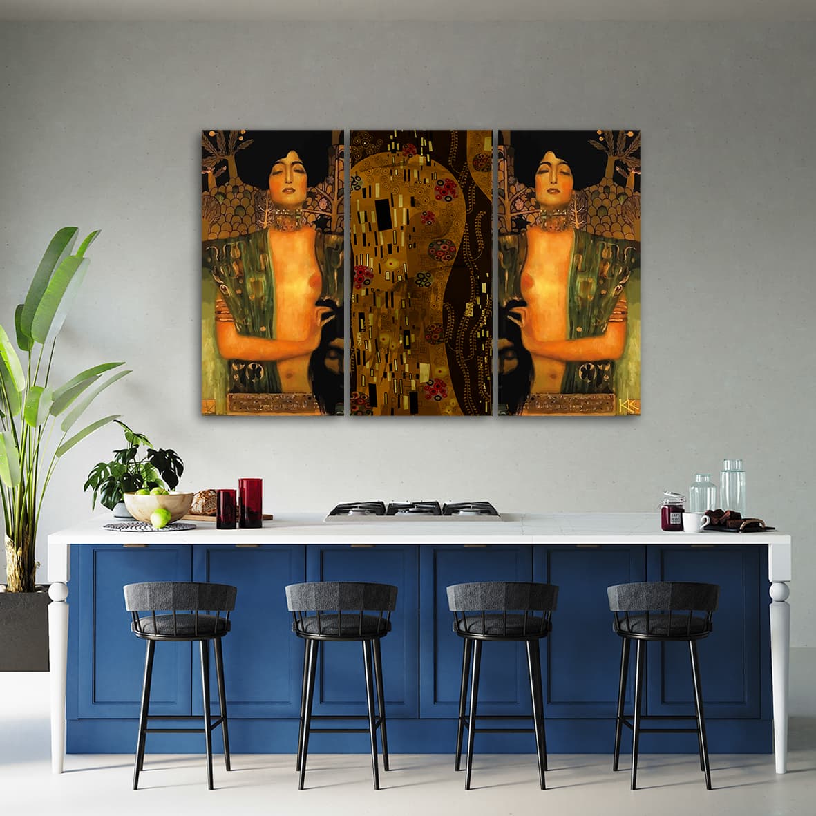 

Obraz trzyczęściowy Deco Panel, Judyta z głową Holofernesa (Rozmiar 120x80)