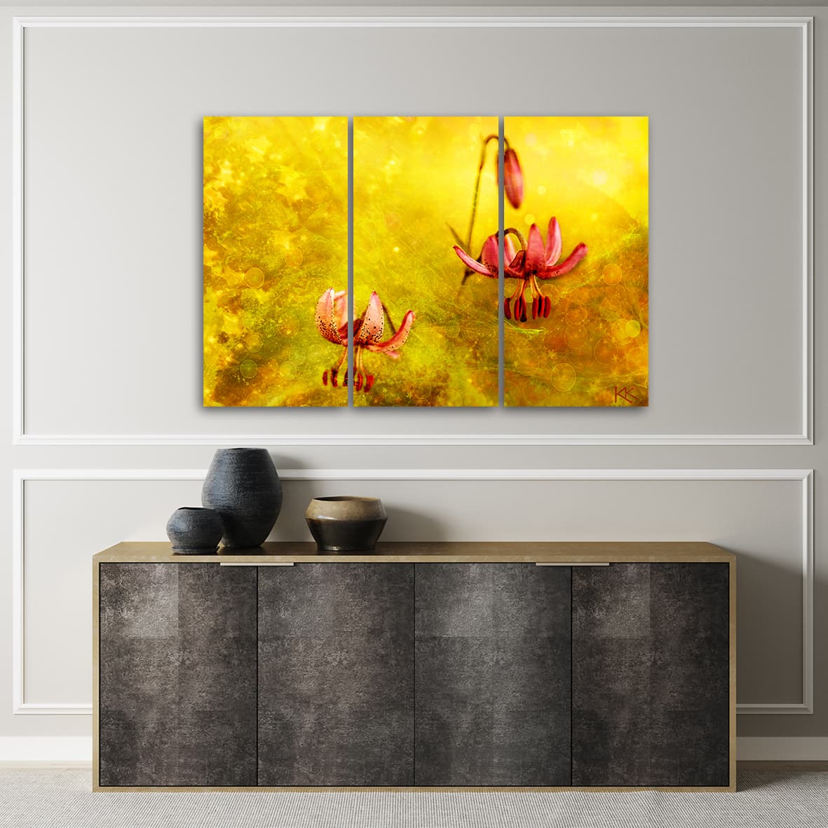 

Obraz trzyczęściowy Deco Panel, Zwiędłe tulipany kwiaty (Rozmiar 120x80)