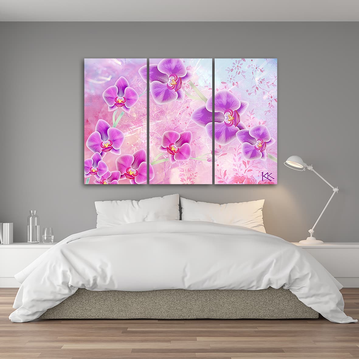 

Obraz trzyczęściowy Deco Panel, Orchidea Kwiaty Abstrakcja (Rozmiar 120x80)