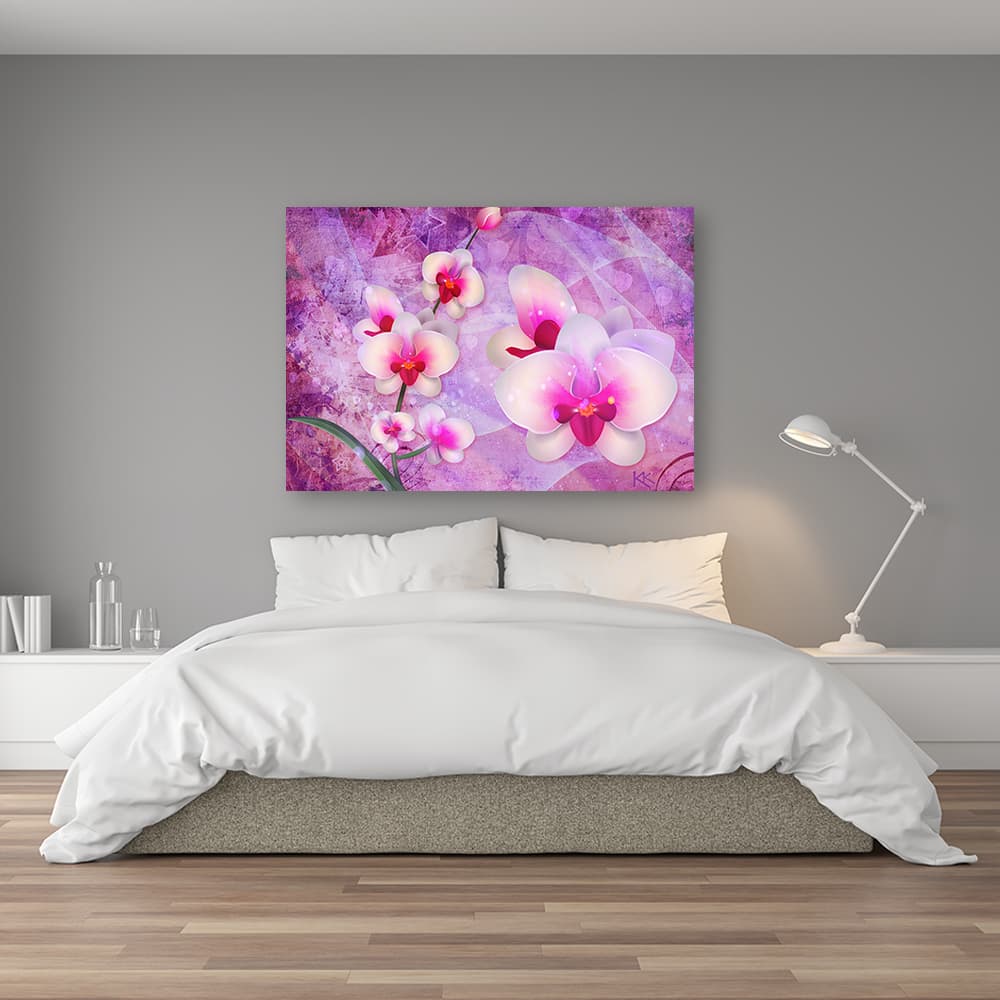 

Obraz na płótnie, Orchidea Kwiaty Abstrakcja (Rozmiar 120x80)