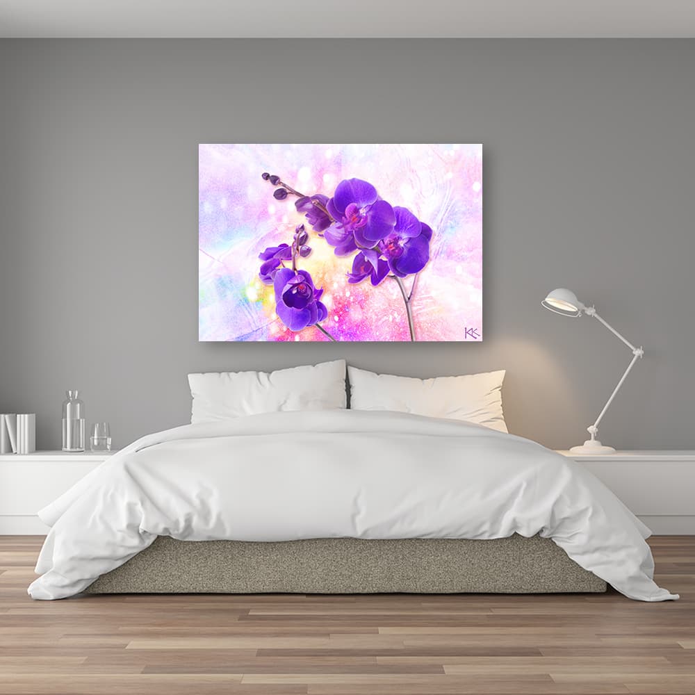 

Obraz Deco Panel, Fioletowy kwiat orchidei (Rozmiar 90x60)